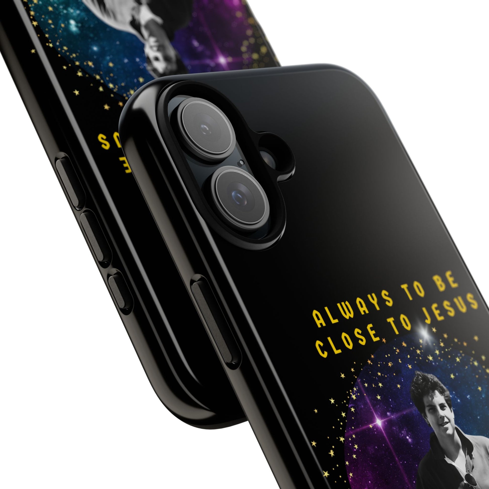Blessed Carlo Acutis Tough Phone Cases Black