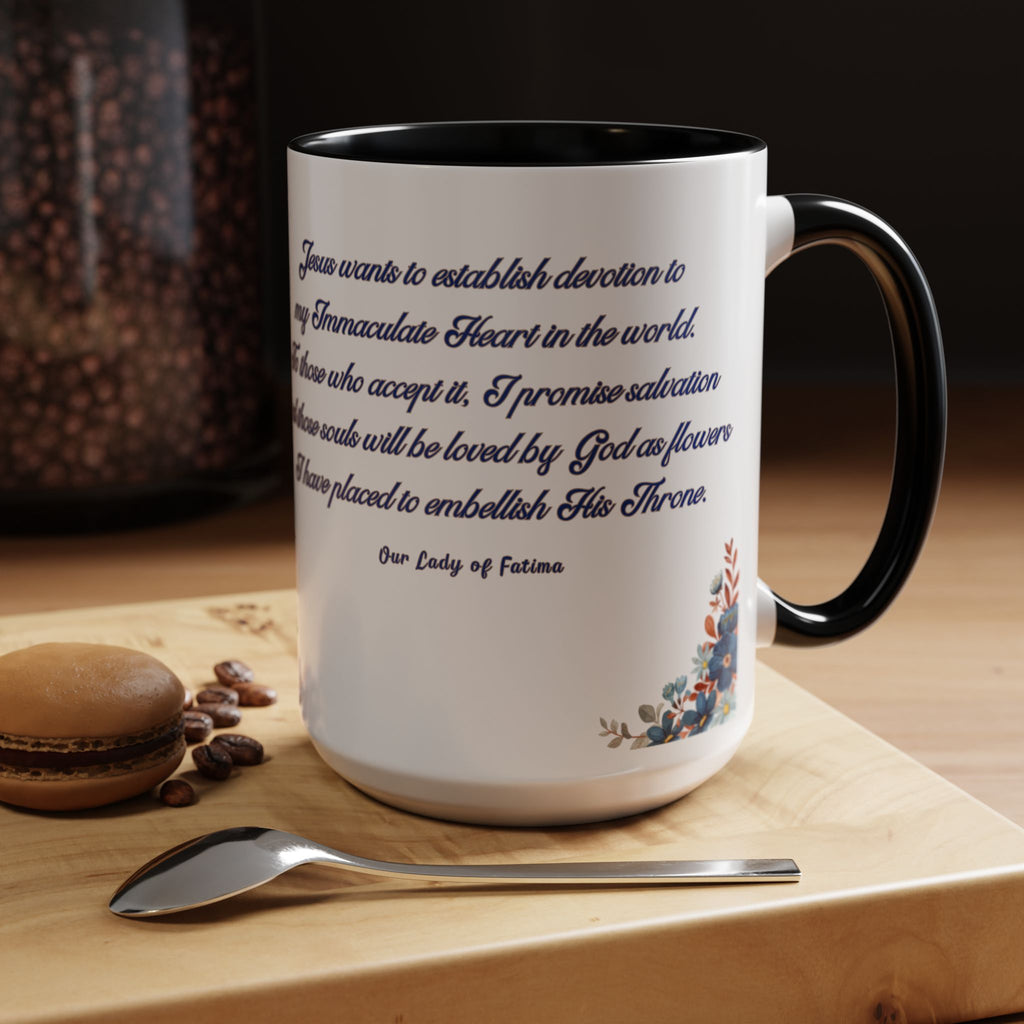 Our Lady of Fatima Immaculate Heart (11oz, 15oz)