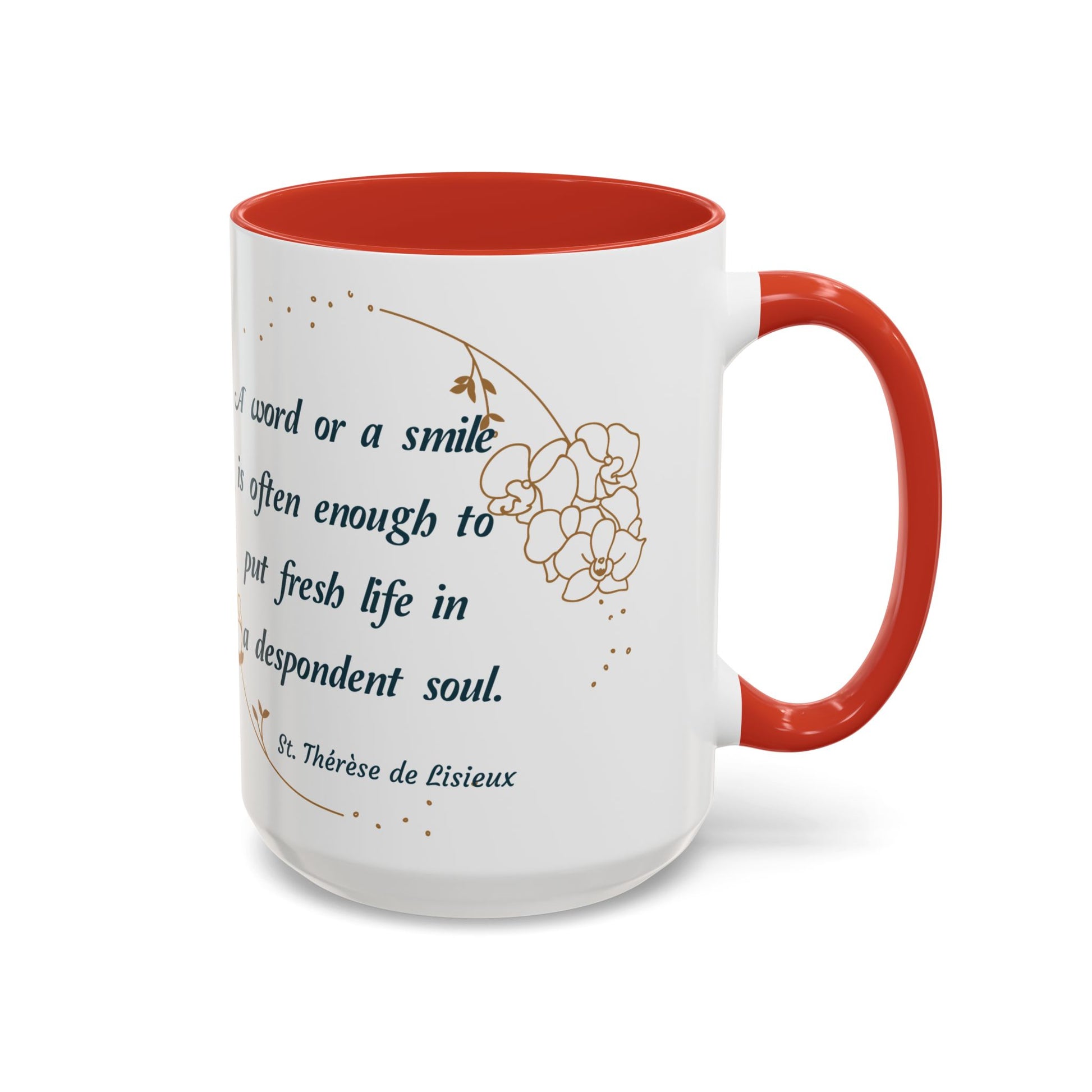 St. Thérèse de Lisieux A Word or A Smile (11oz, 15oz)