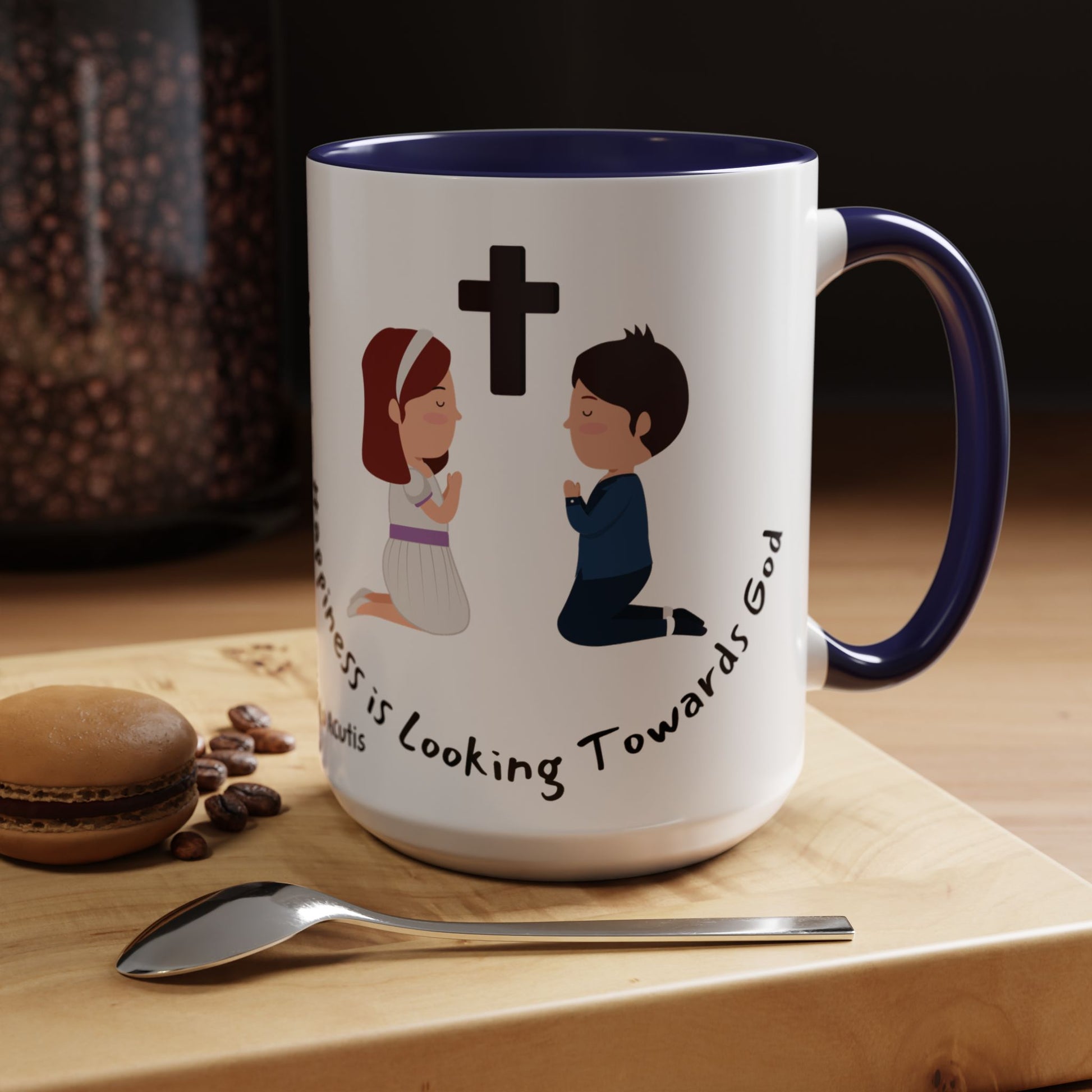 St. Carlo Acutis 'Happiness' Kids Accent Mug