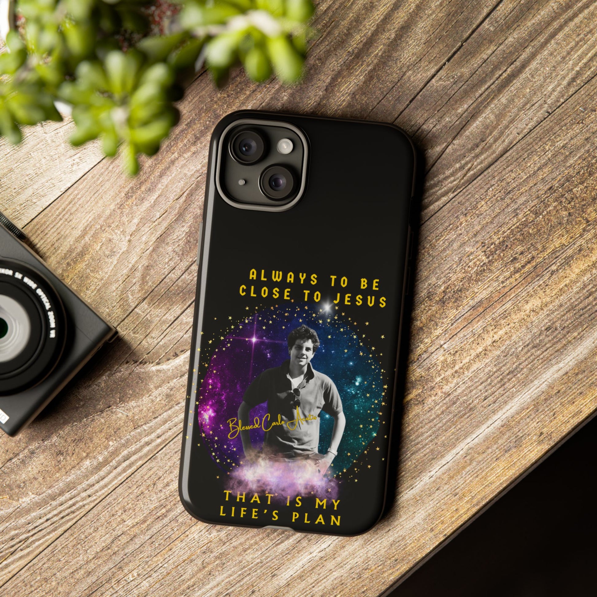 Blessed Carlo Acutis Tough Phone Cases Black