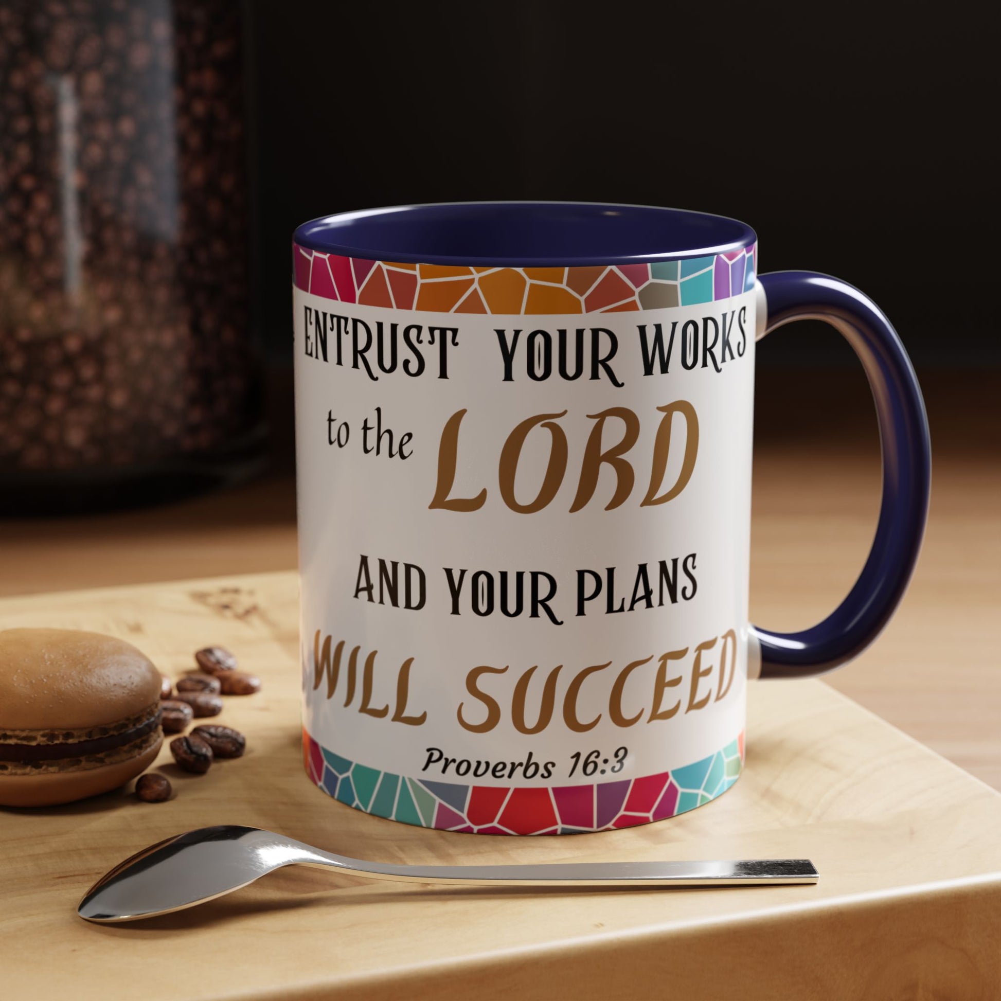 Proverbs 16:3 Entrust Your Works Mug (11oz, 15oz)