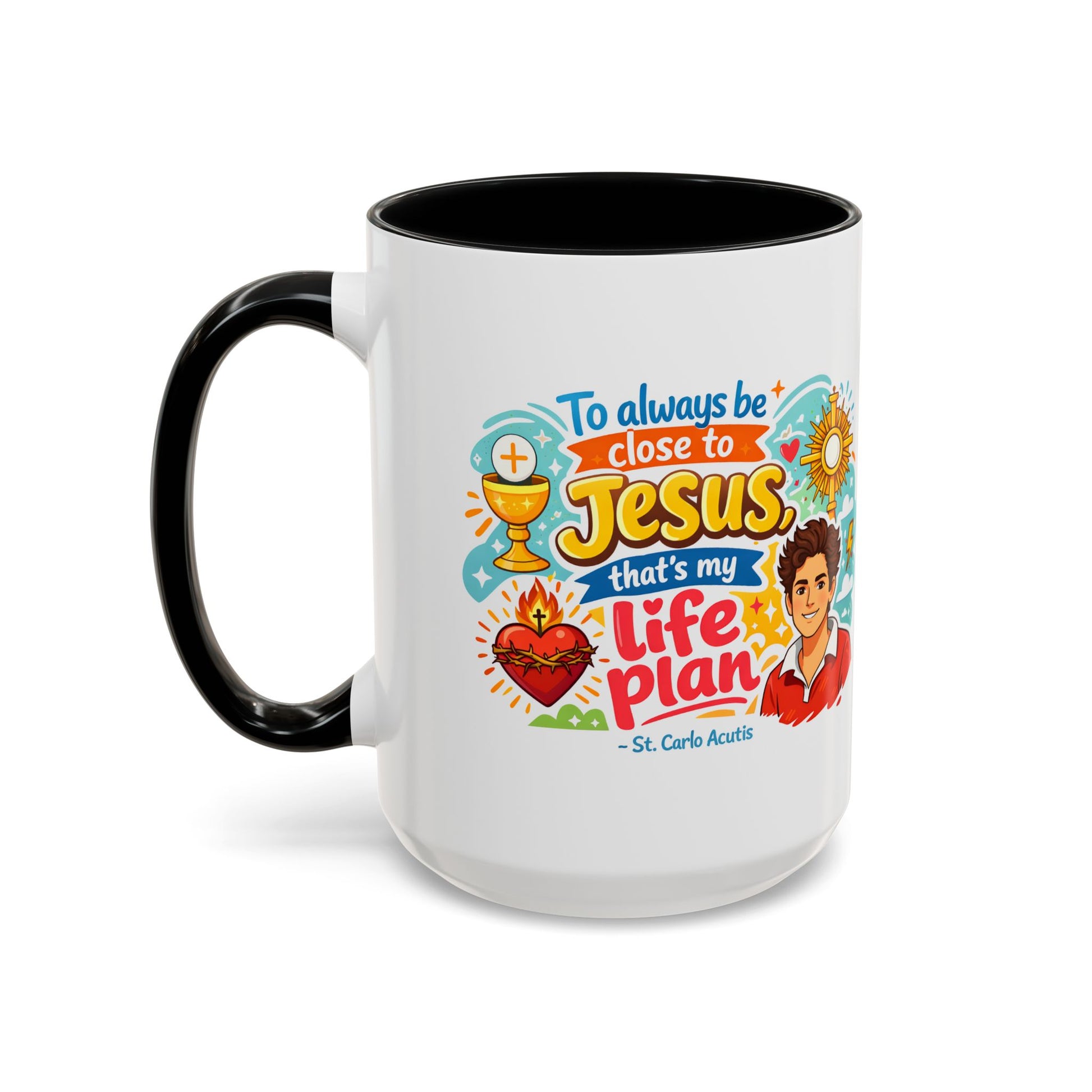 St. Carlo Acutis Kids/Teens Accent Mug