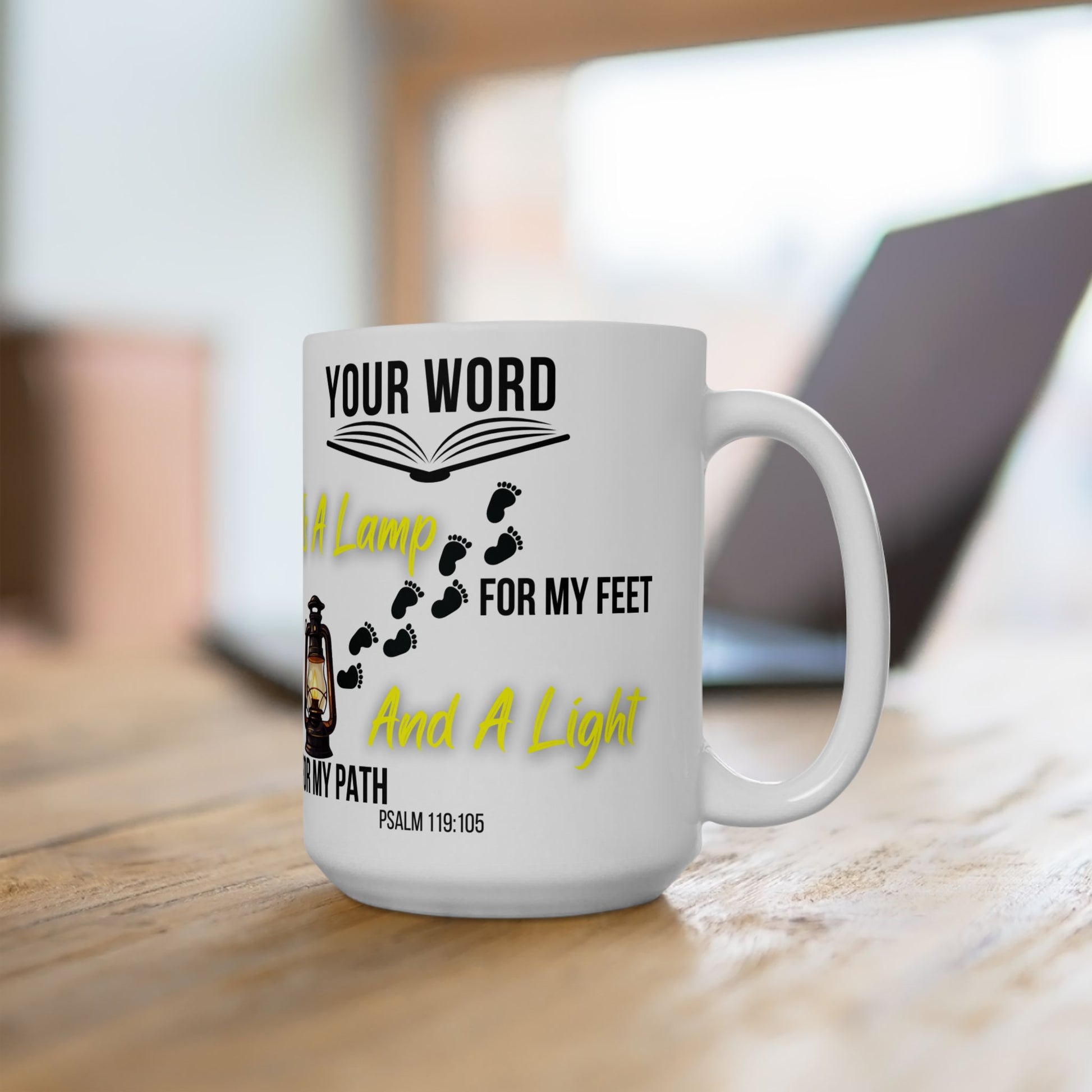 Psalm 119 Your Word Catholic Mug (11oz, 15oz)