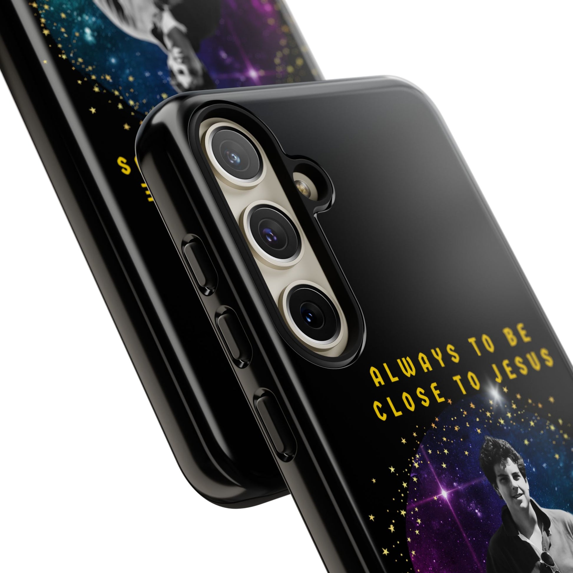 Blessed Carlo Acutis Tough Phone Cases Black