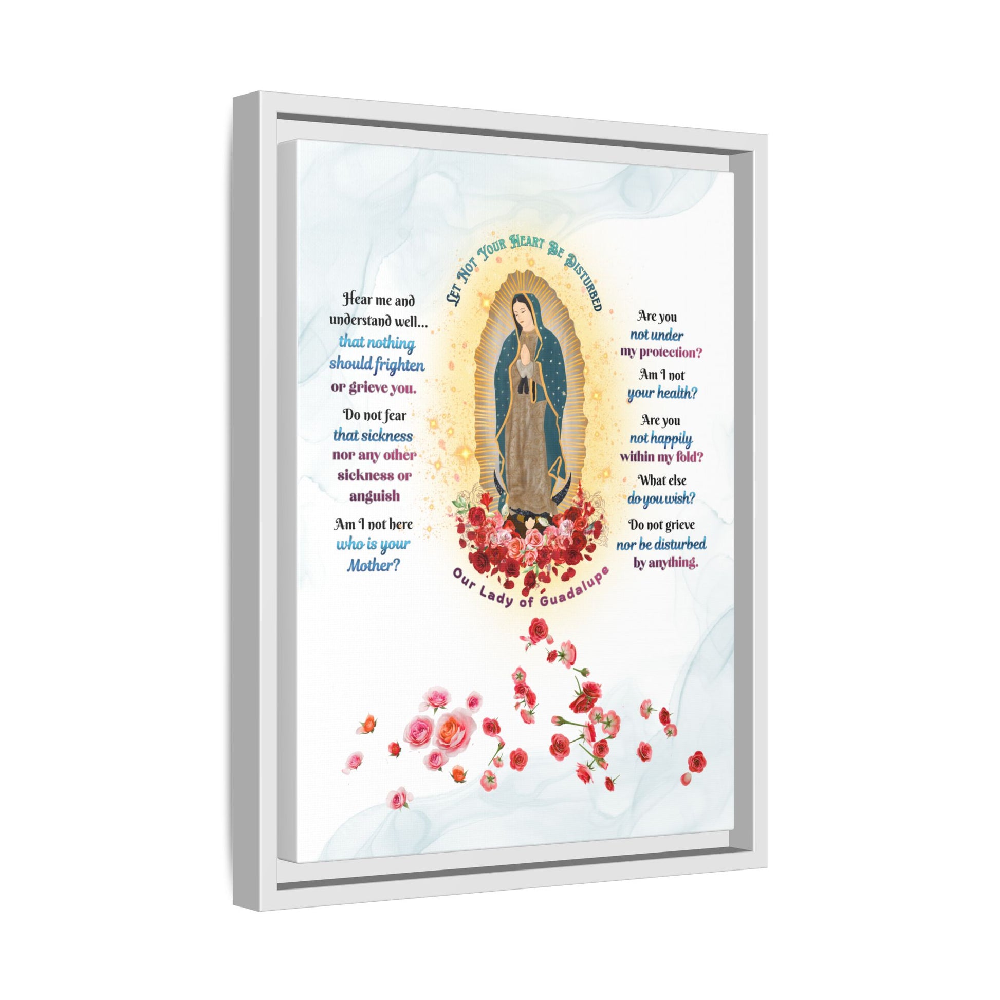 Our Lady of Guadalupe Matte Canvas, Framed (Multi-color)