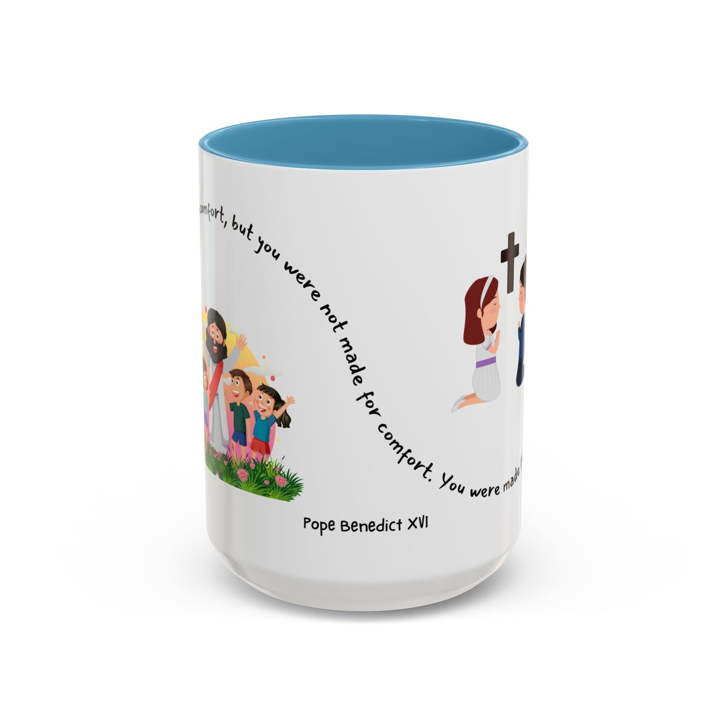 Pope Benedict XVI Made For Greatness Kids Catholic Mug (11oz, 15oz)