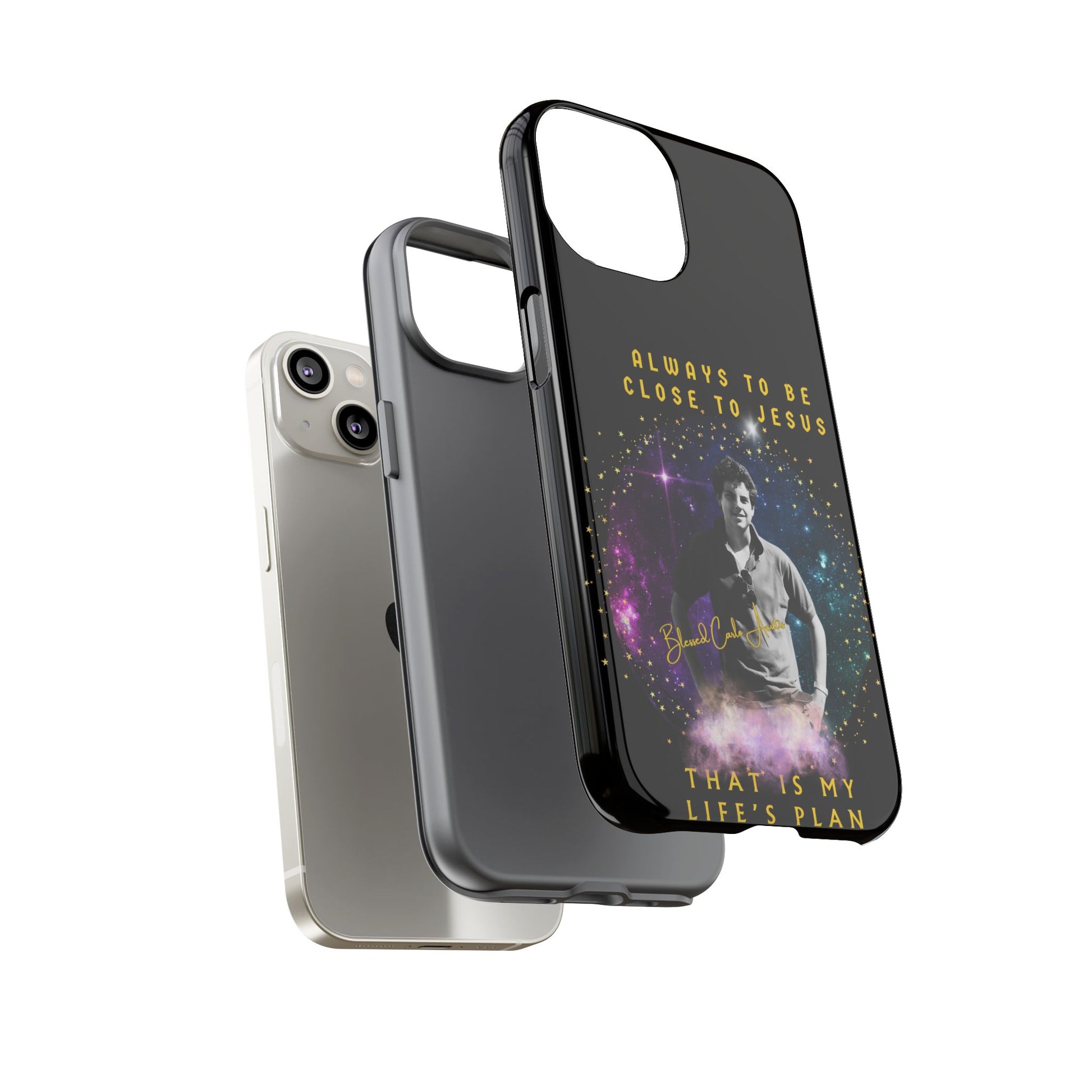 Blessed Carlo Acutis Tough Phone Cases Black