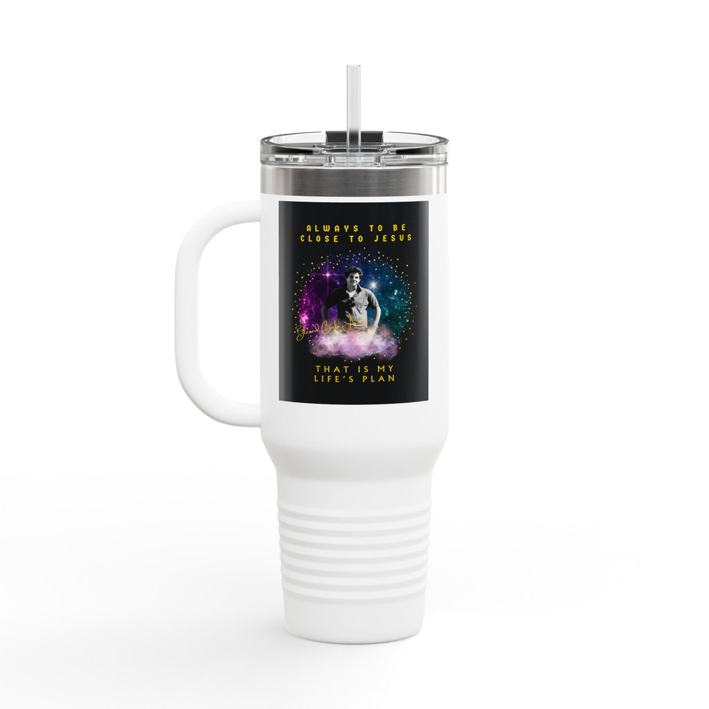 Blessed Carlo Acutis Insulated Travel Mug, 40oz