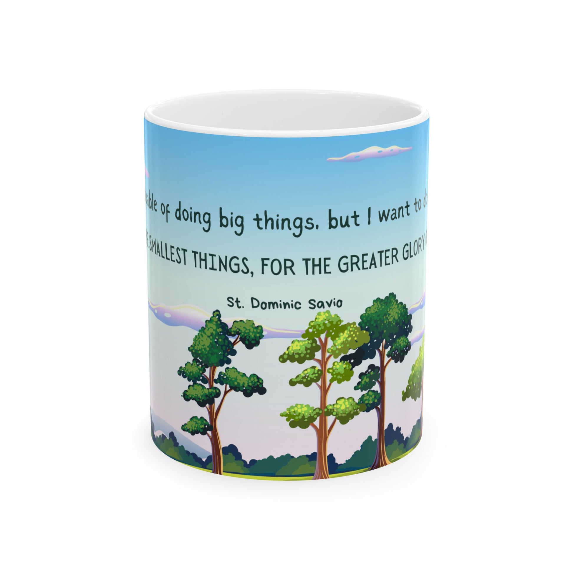 St. Dominic Savio Glory of God Catholic Mug (11oz, 15oz)