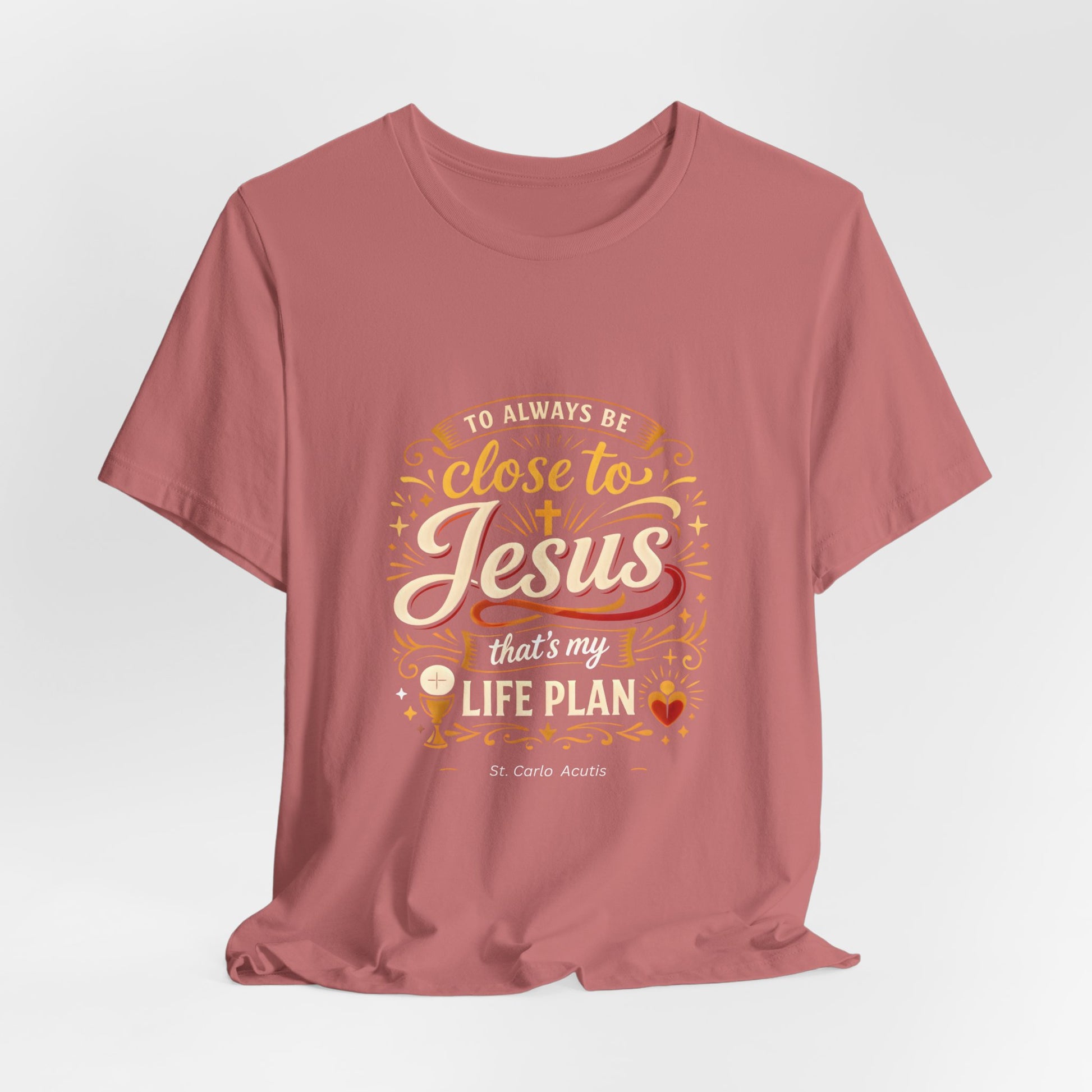 St. Carlo Acutis Typography T-Shirt