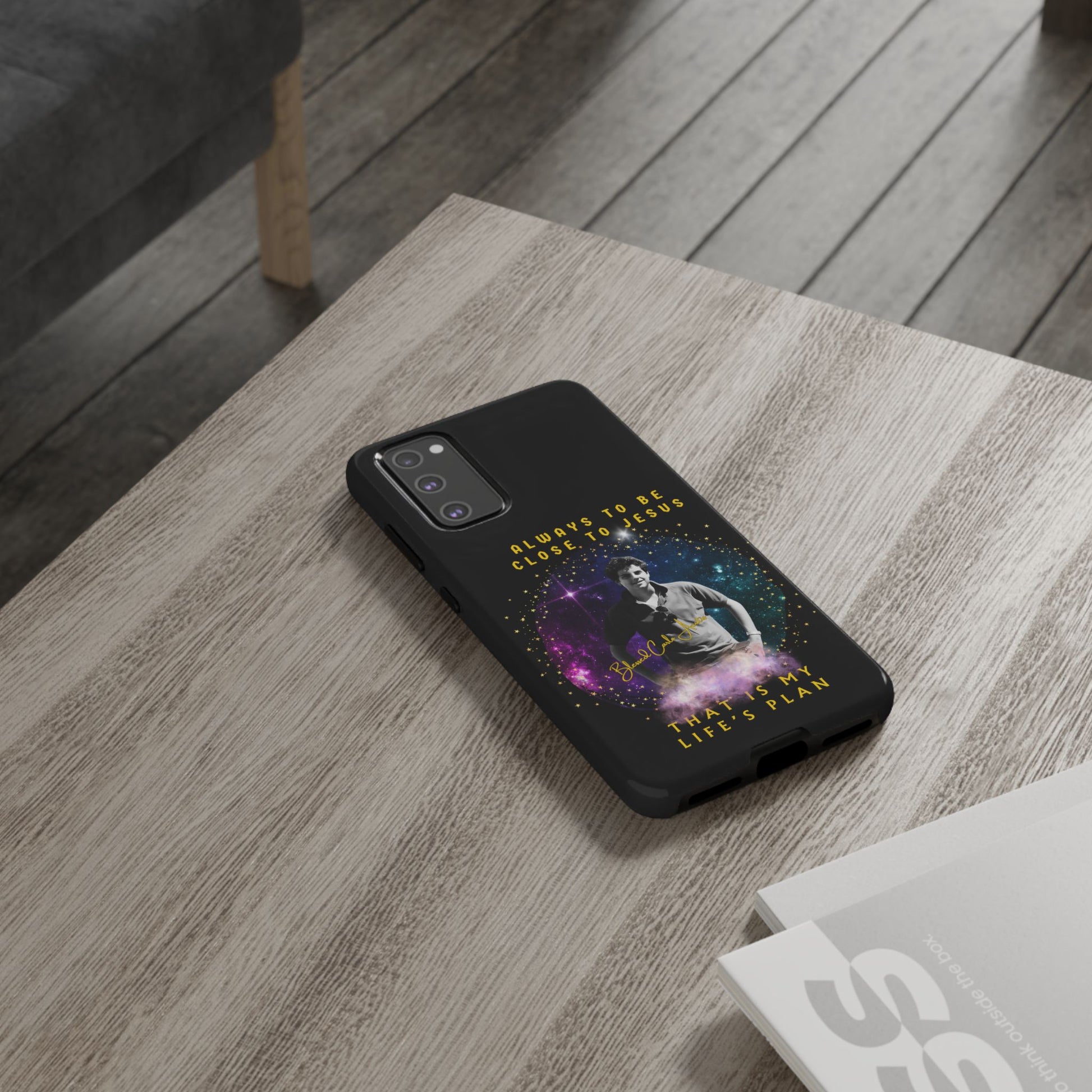 Blessed Carlo Acutis Tough Phone Cases Black