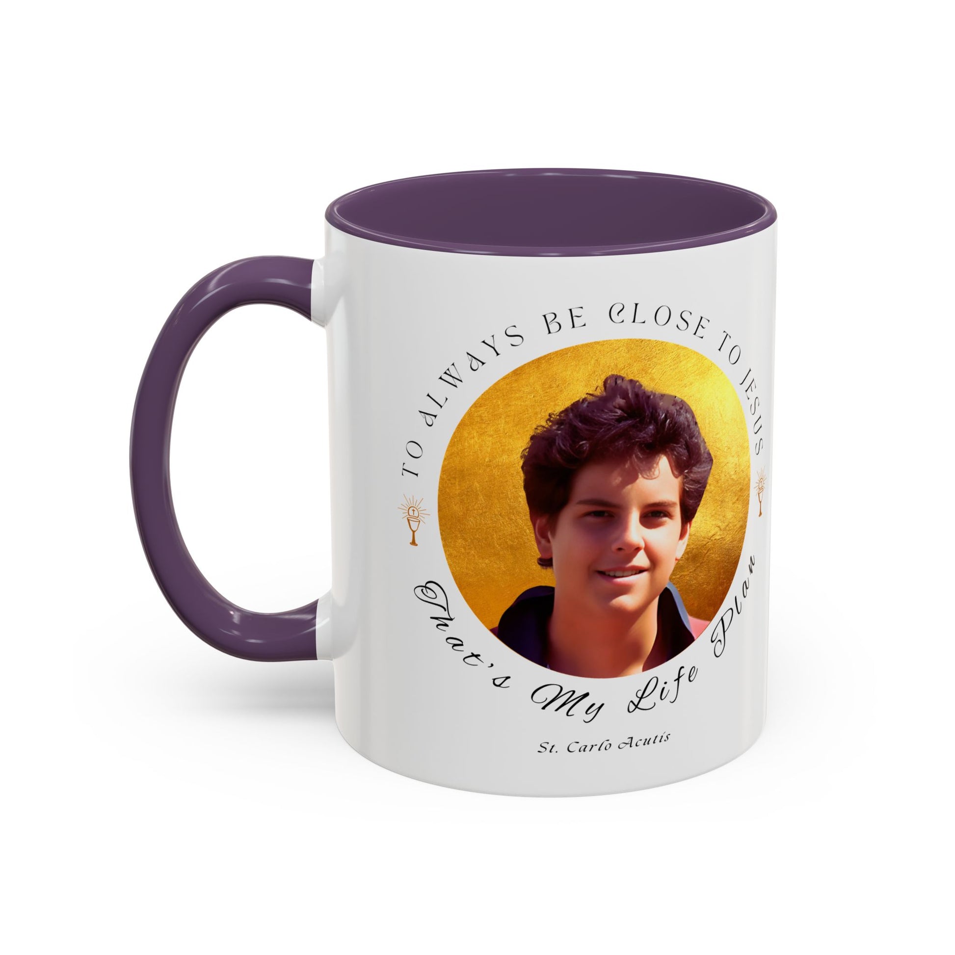 St. Carlo Acutis Commemorative Canonisation Tribute Accent Coffee Mug