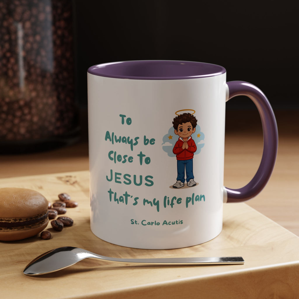 St. Carlo Acutis Kids Inspirational Accent Mug