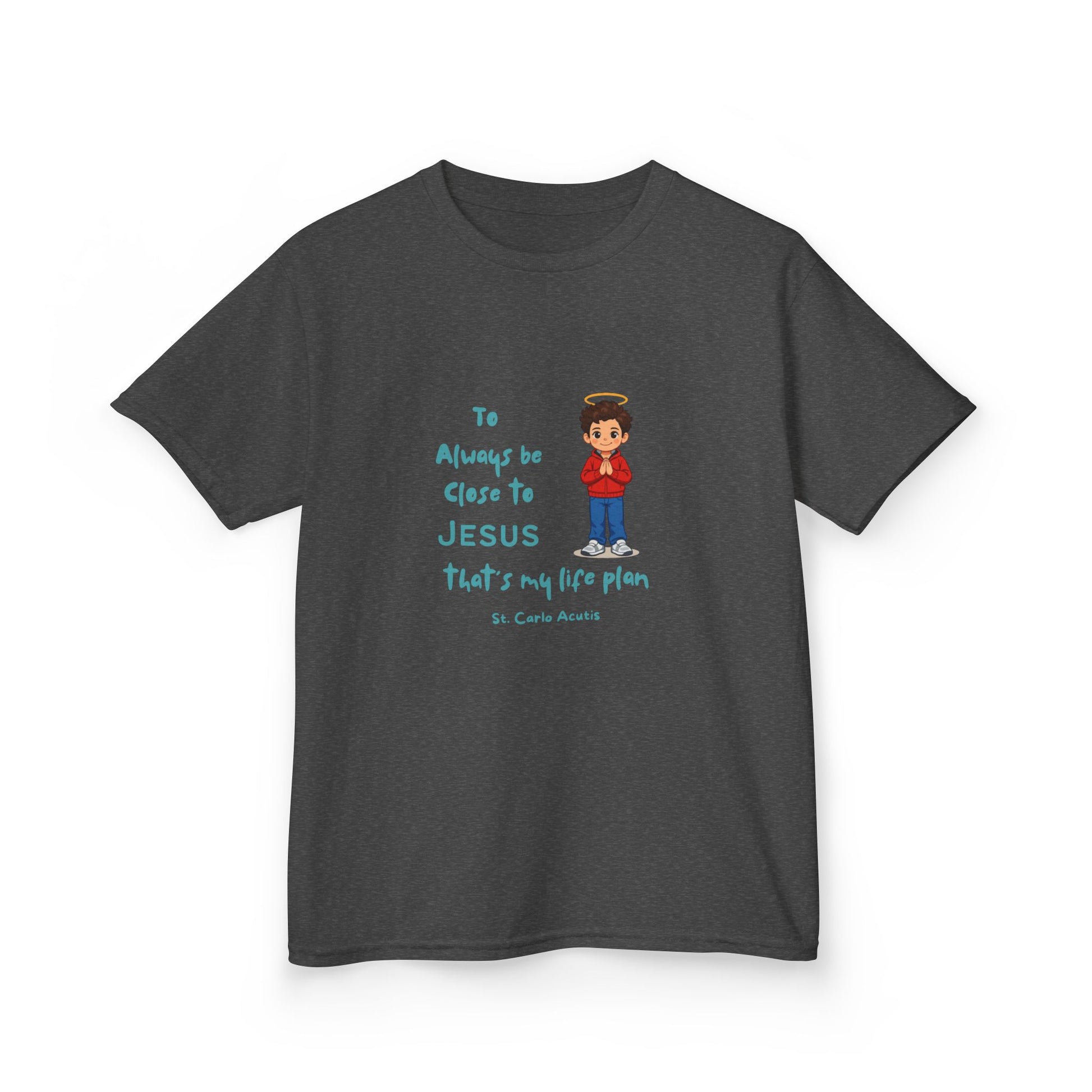St. Carlo Acutis Kids 'Close to Jesus' Tee