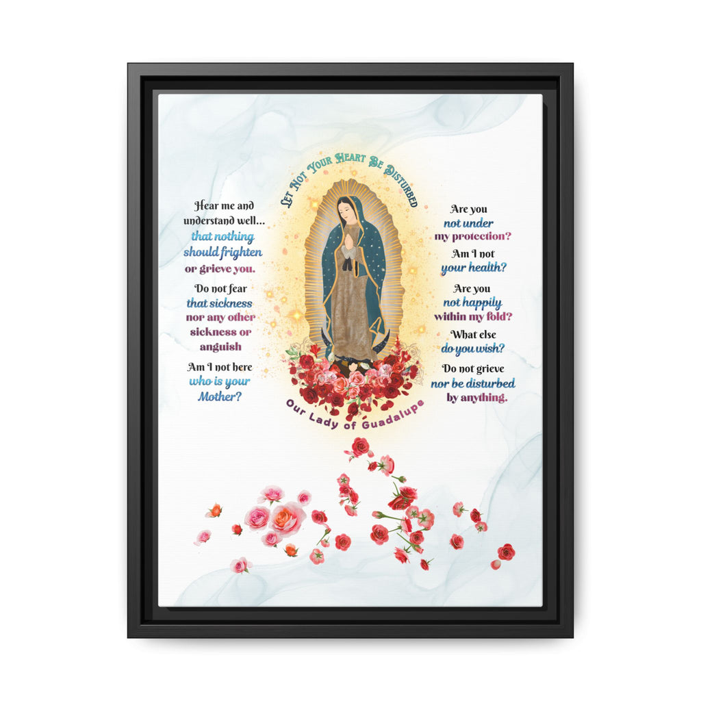 Our Lady of Guadalupe Matte Canvas, Framed (Multi-color)