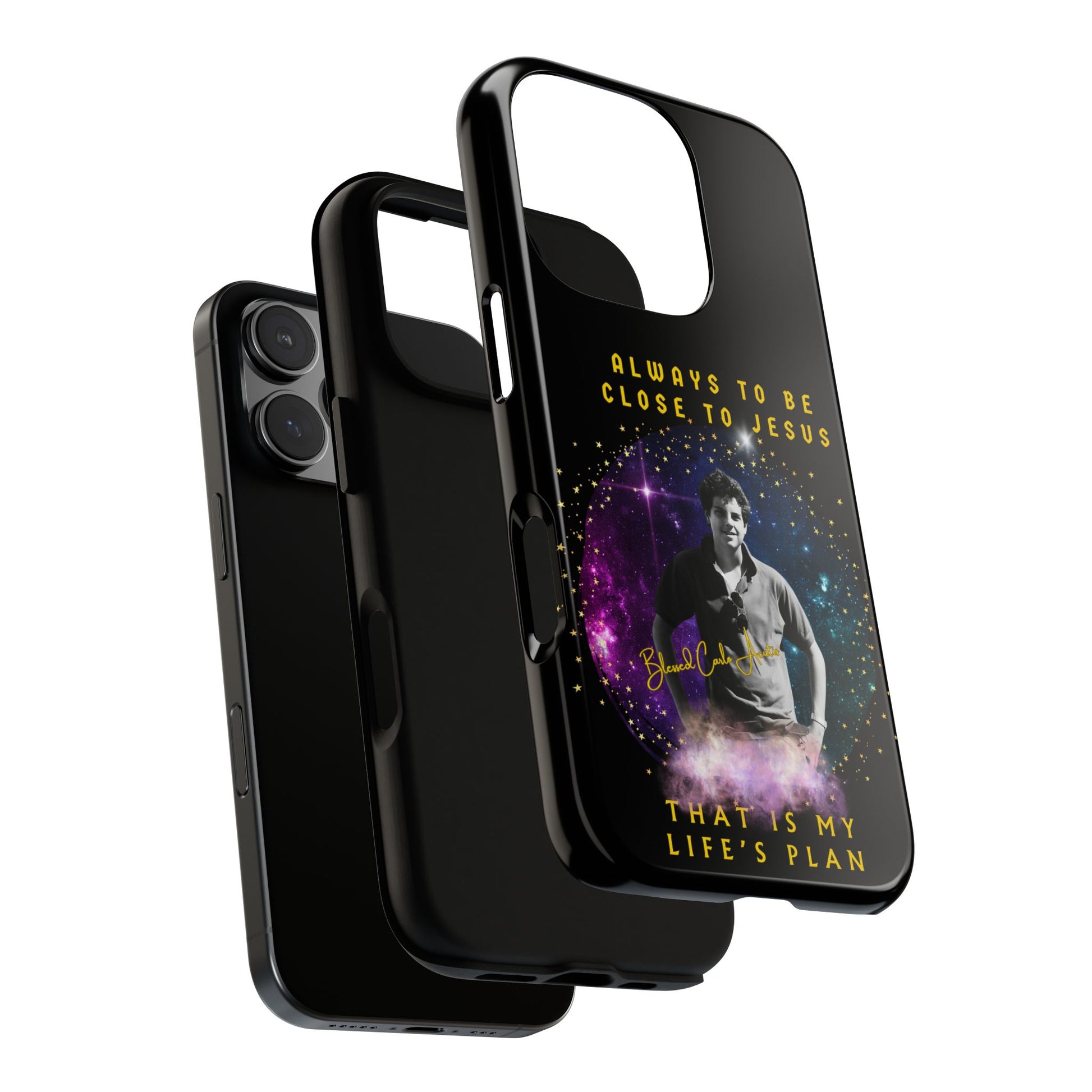 Blessed Carlo Acutis Tough Phone Cases Black