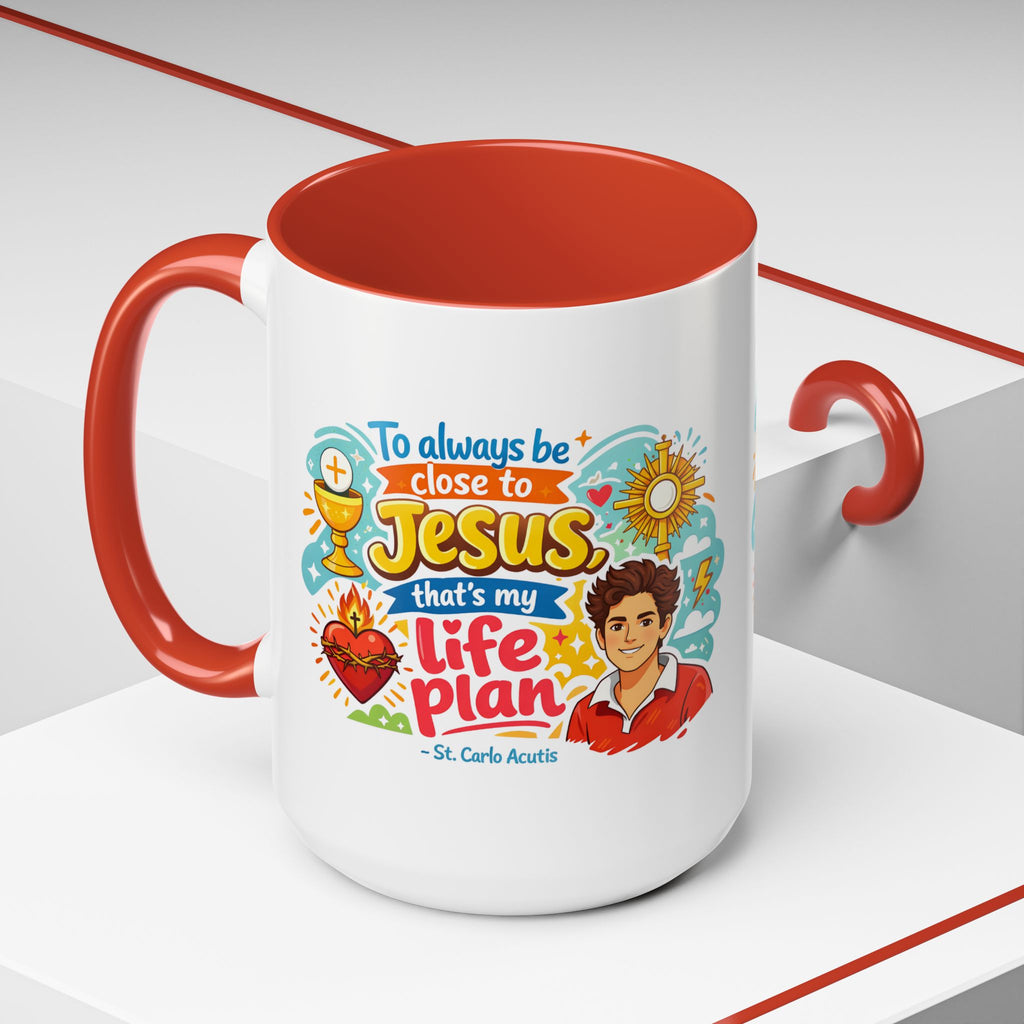 St. Carlo Acutis Kids/Teens Accent Mug