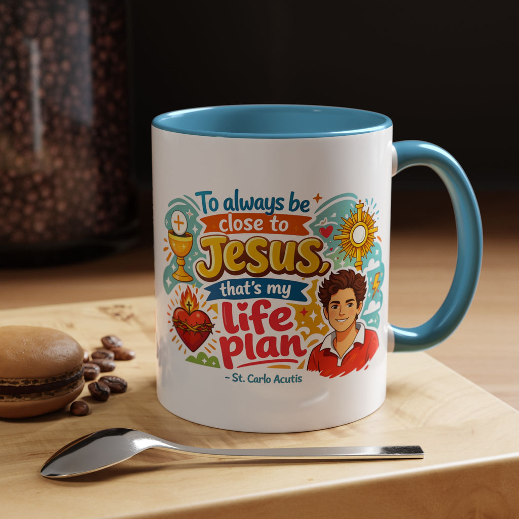 St. Carlo Acutis Kids/Teens Accent Mug