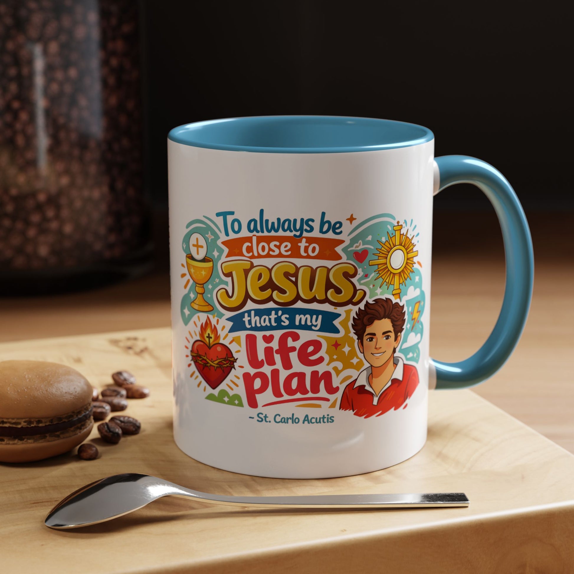 St. Carlo Acutis Kids/Teens Accent Mug