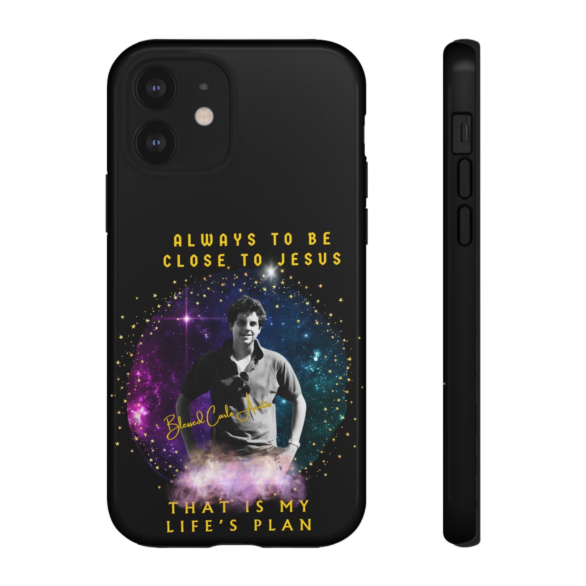 Blessed Carlo Acutis Tough Phone Cases Black