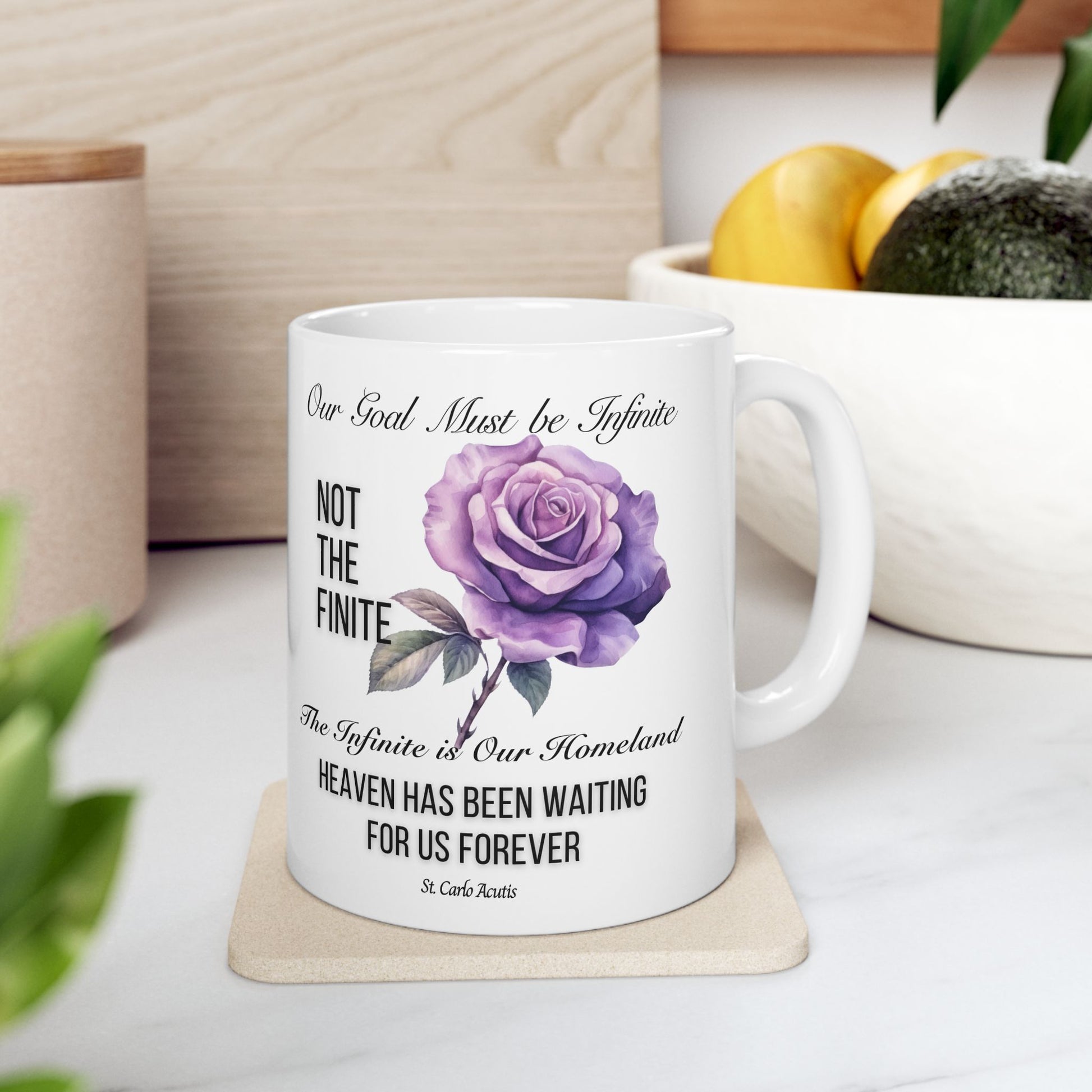 St. Carlo Acutis 'Our Goal' Mug