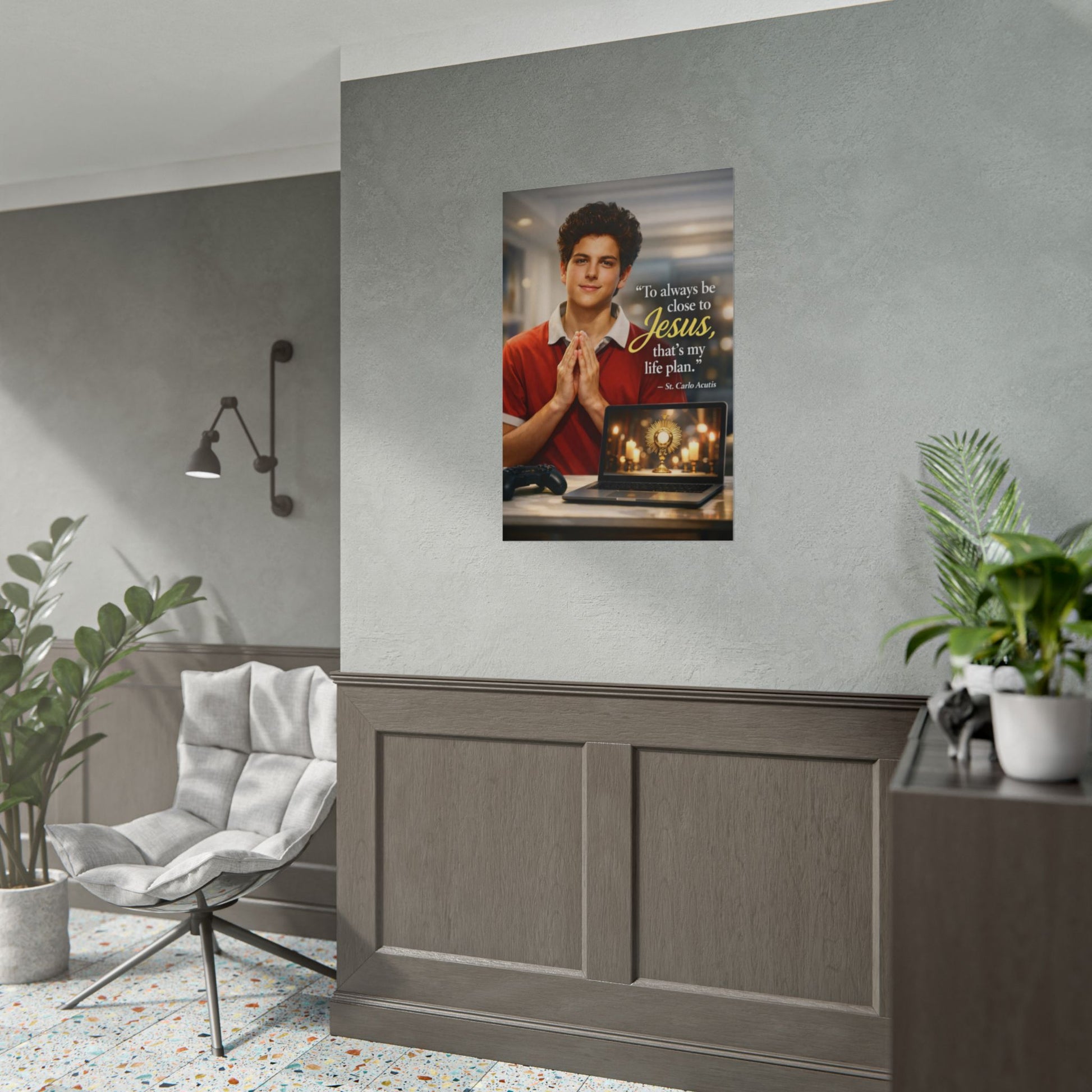 St. Carlo Acutis Inspirational Youth Poster