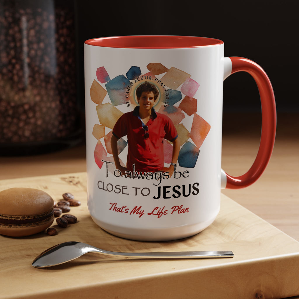 St. Carlo Acutis Kids Accent Mug