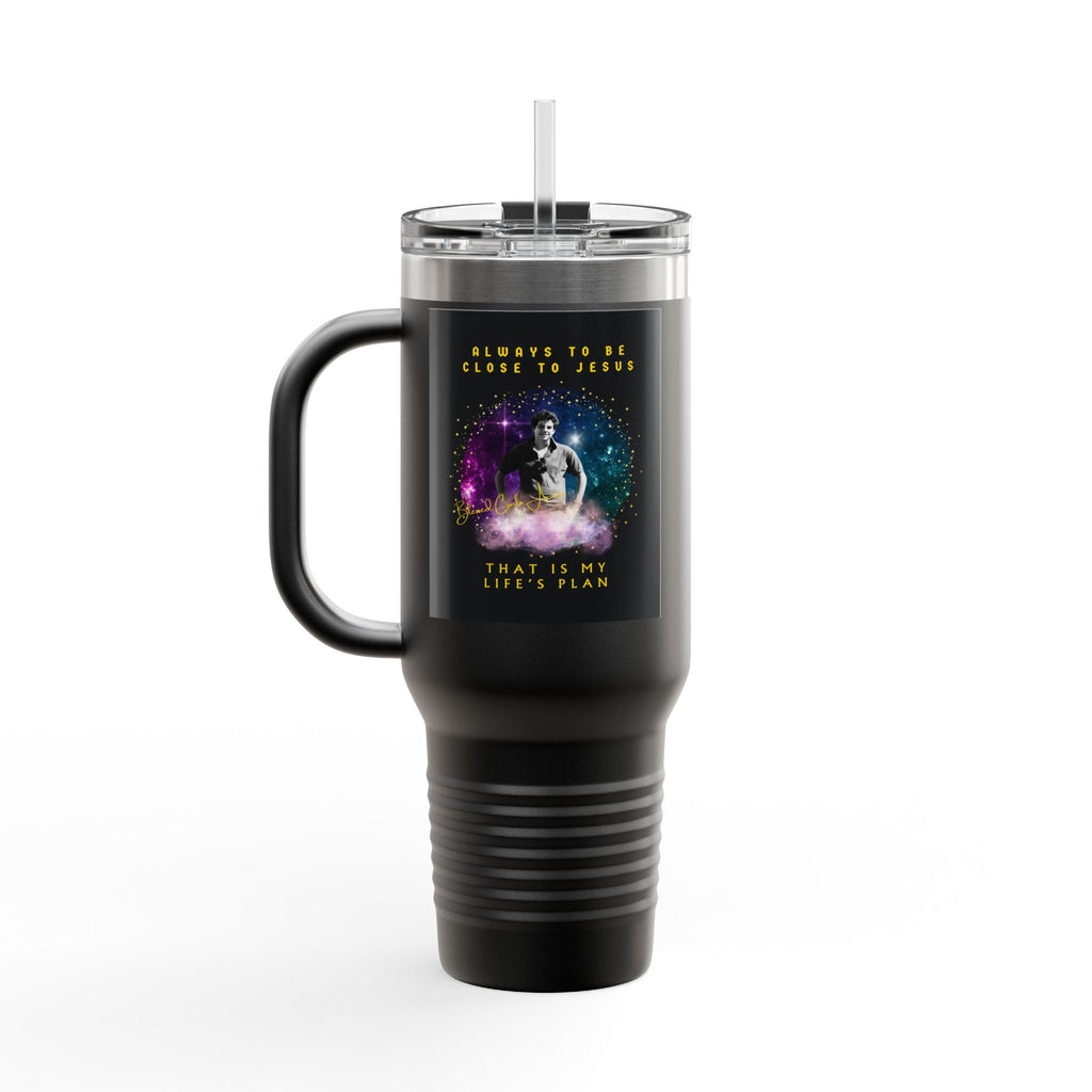 Blessed Carlo Acutis Insulated Travel Mug, 40oz