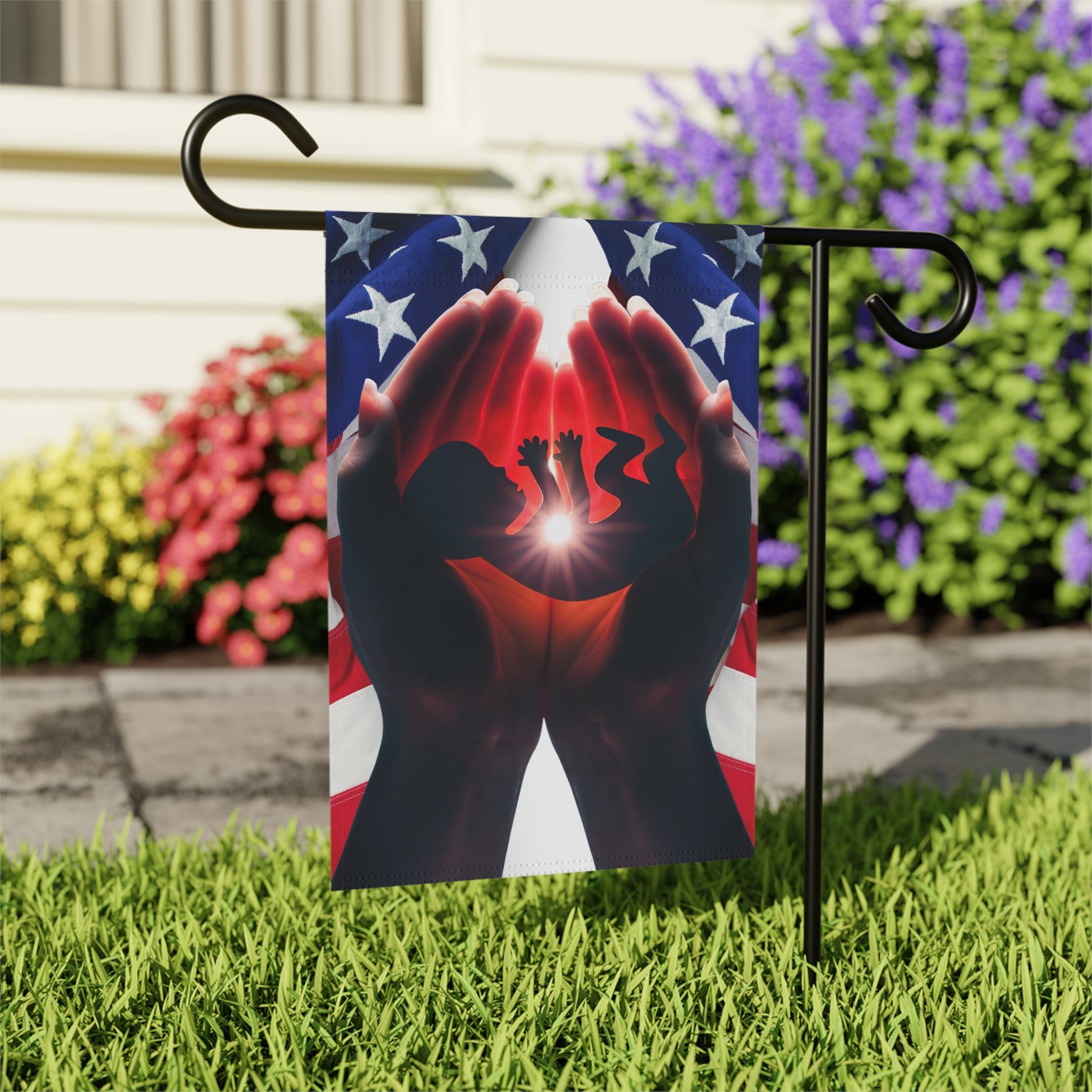Pro-Life America Garden Flag