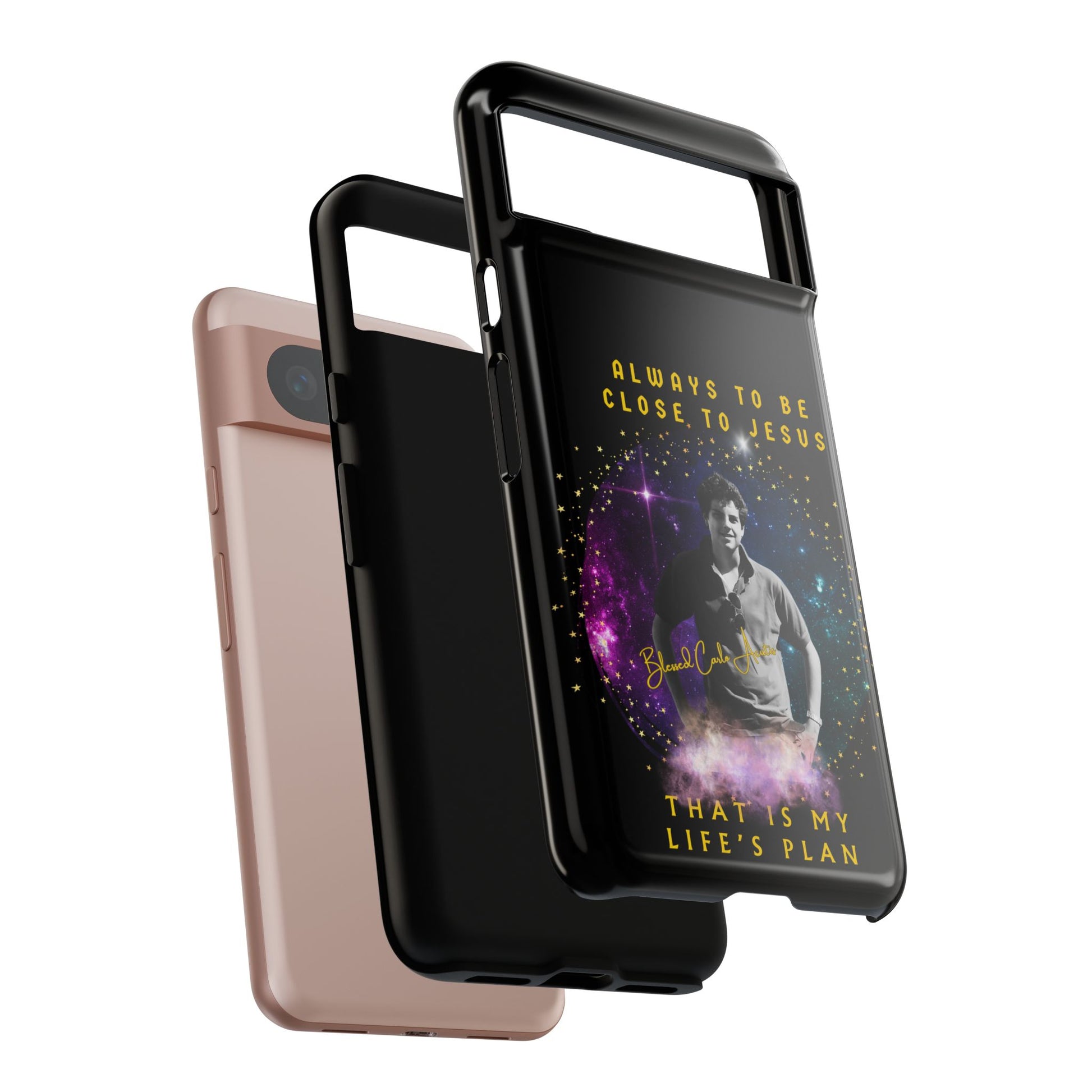 Blessed Carlo Acutis Tough Phone Cases Black