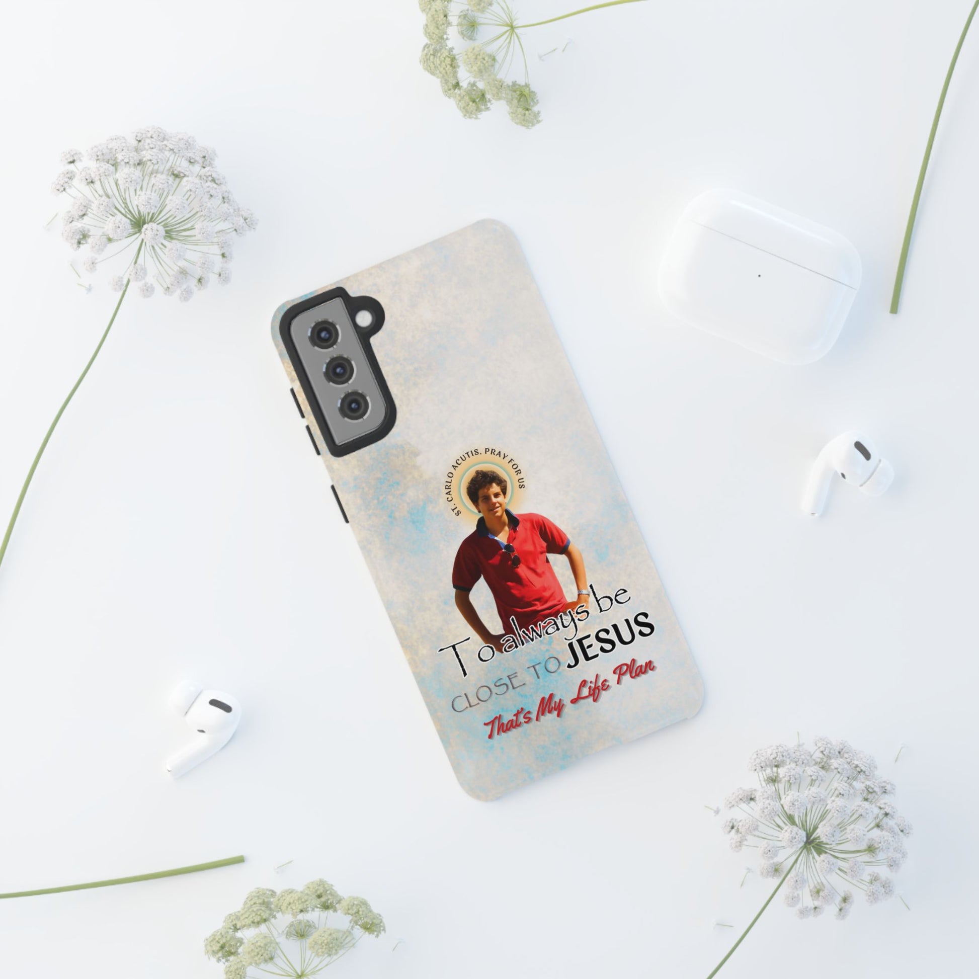 St. Carlo Acutis Jesus Phone Case for iPhone/Samsung/Goggle Pixel
