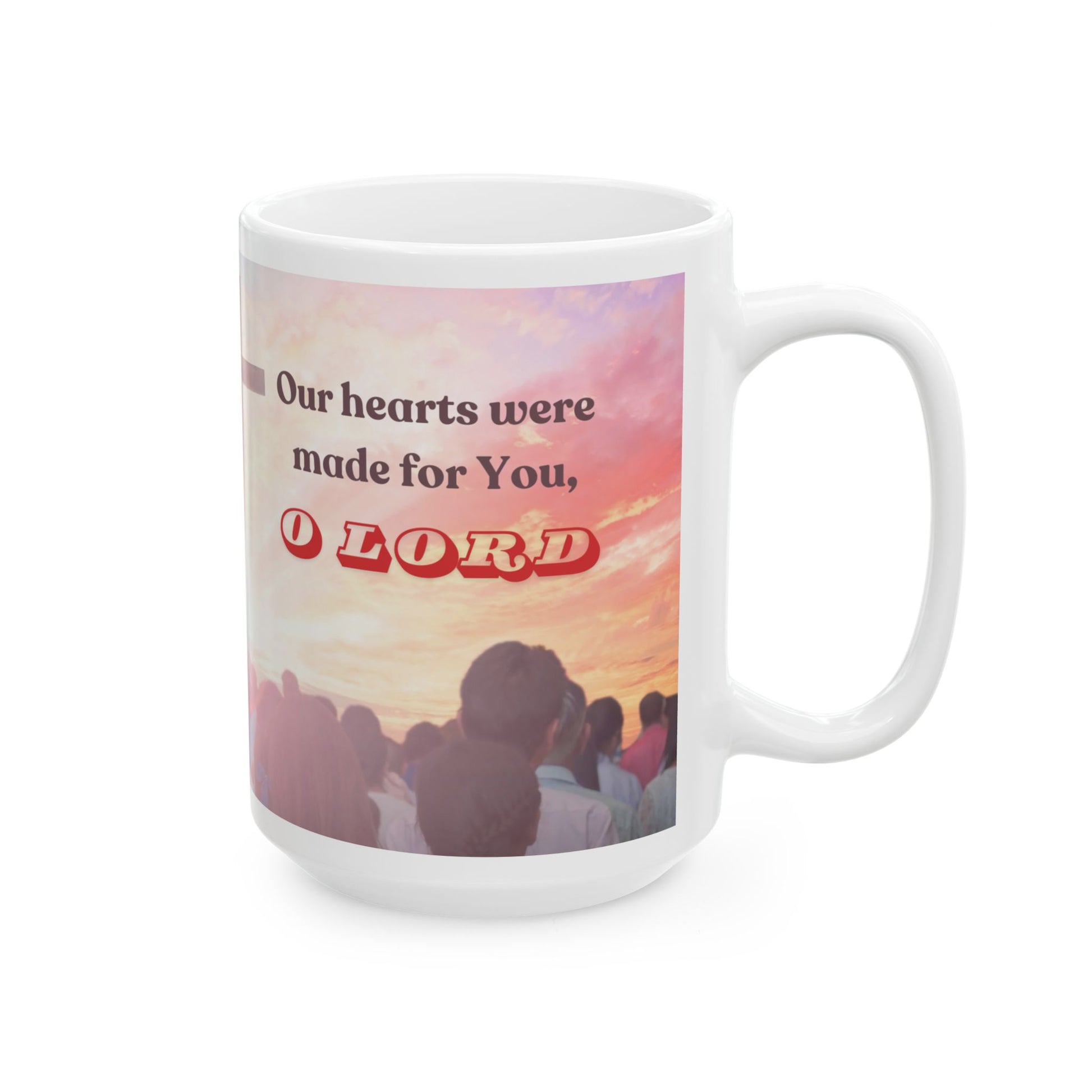 St. Augustine Our Hearts Are Restless Catholic Mug (11oz, 15oz)