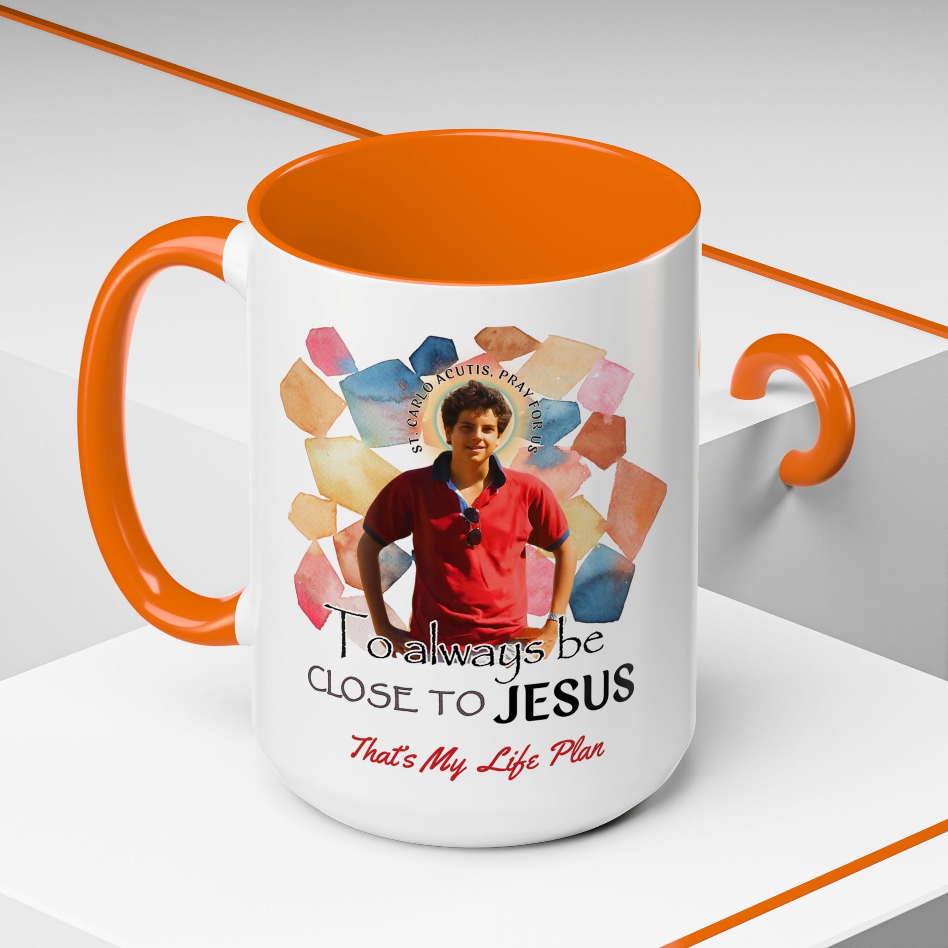 St. Carlo Acutis Kids Accent Mug