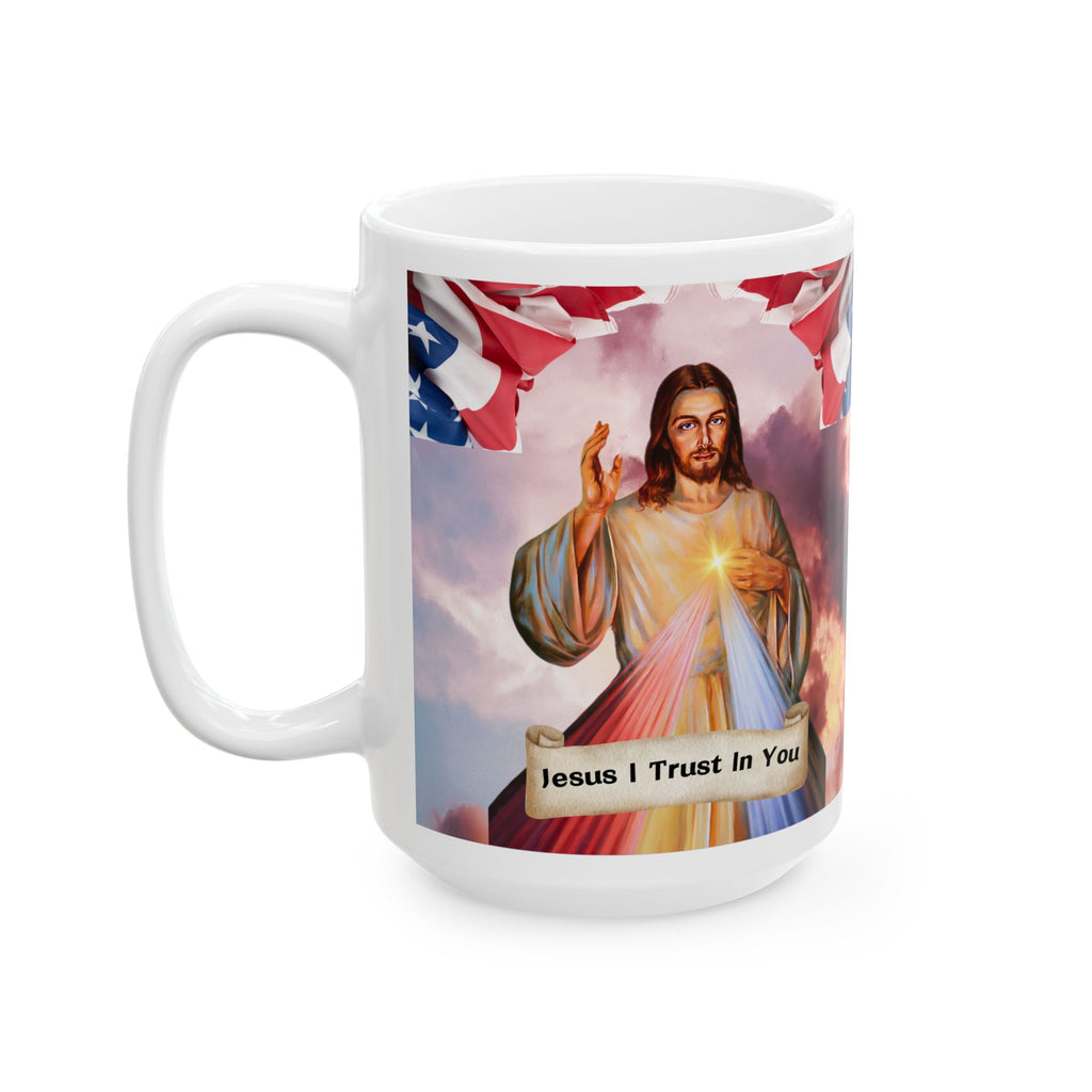Jesus I Trust In You Patriotic (11oz, 15oz)