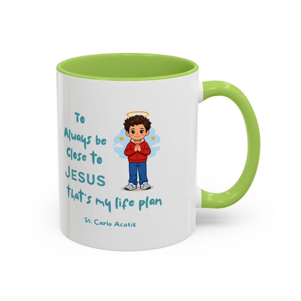 St. Carlo Acutis Kids Inspirational Accent Mug