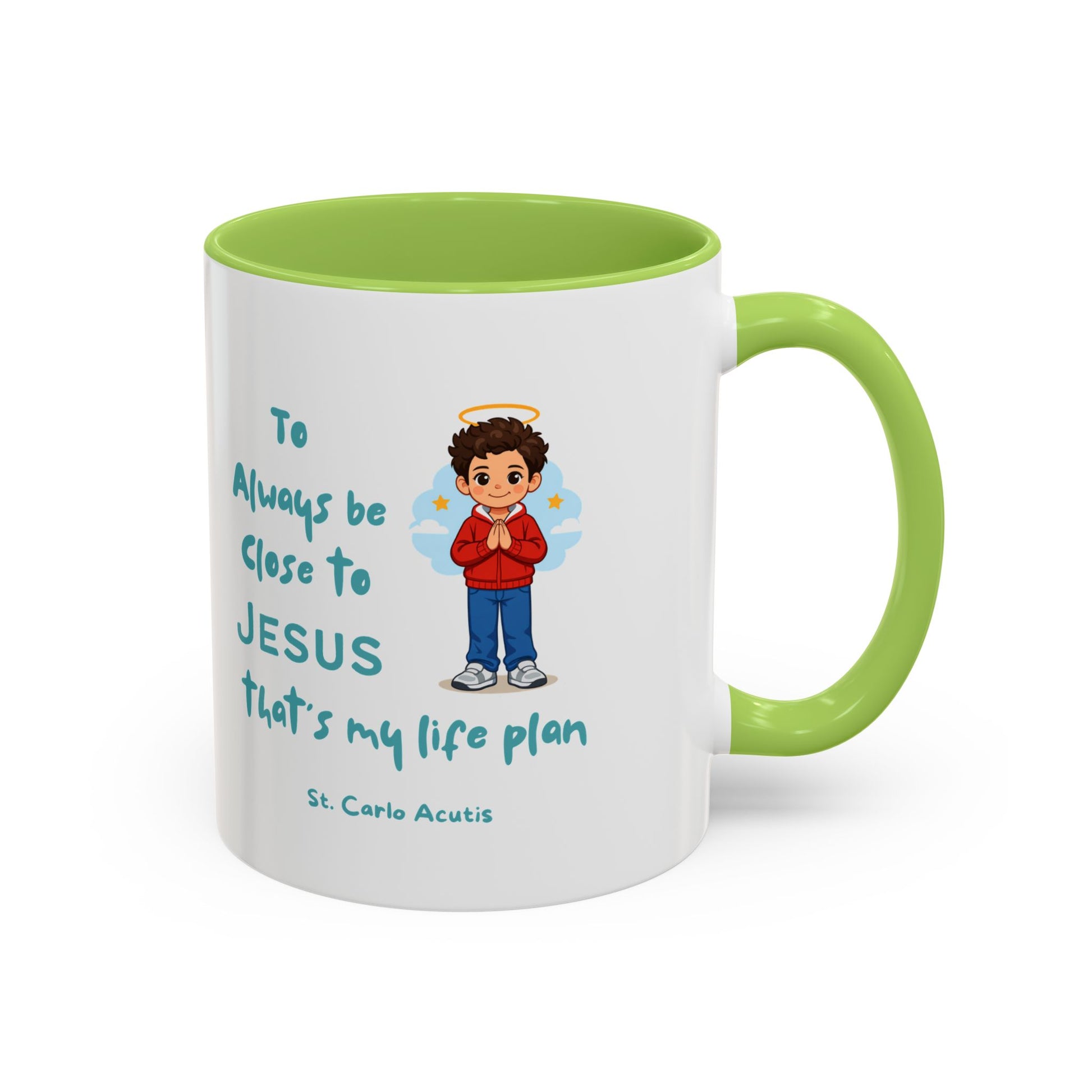 St. Carlo Acutis Kids Inspirational Accent Mug