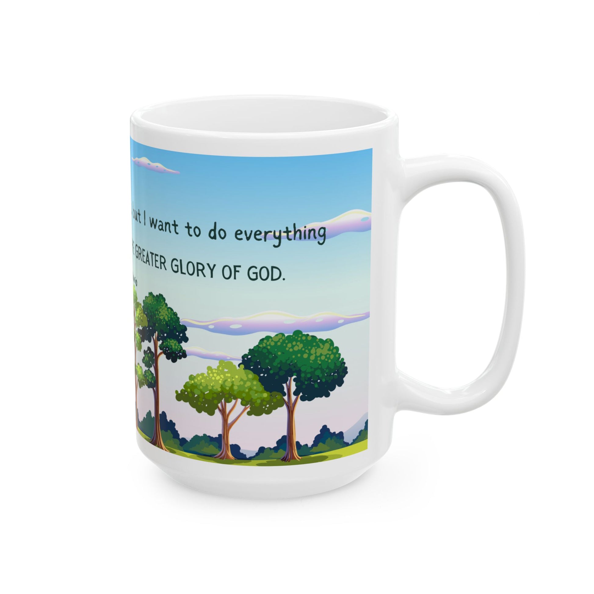 St. Dominic Savio Glory of God Catholic Mug (11oz, 15oz)