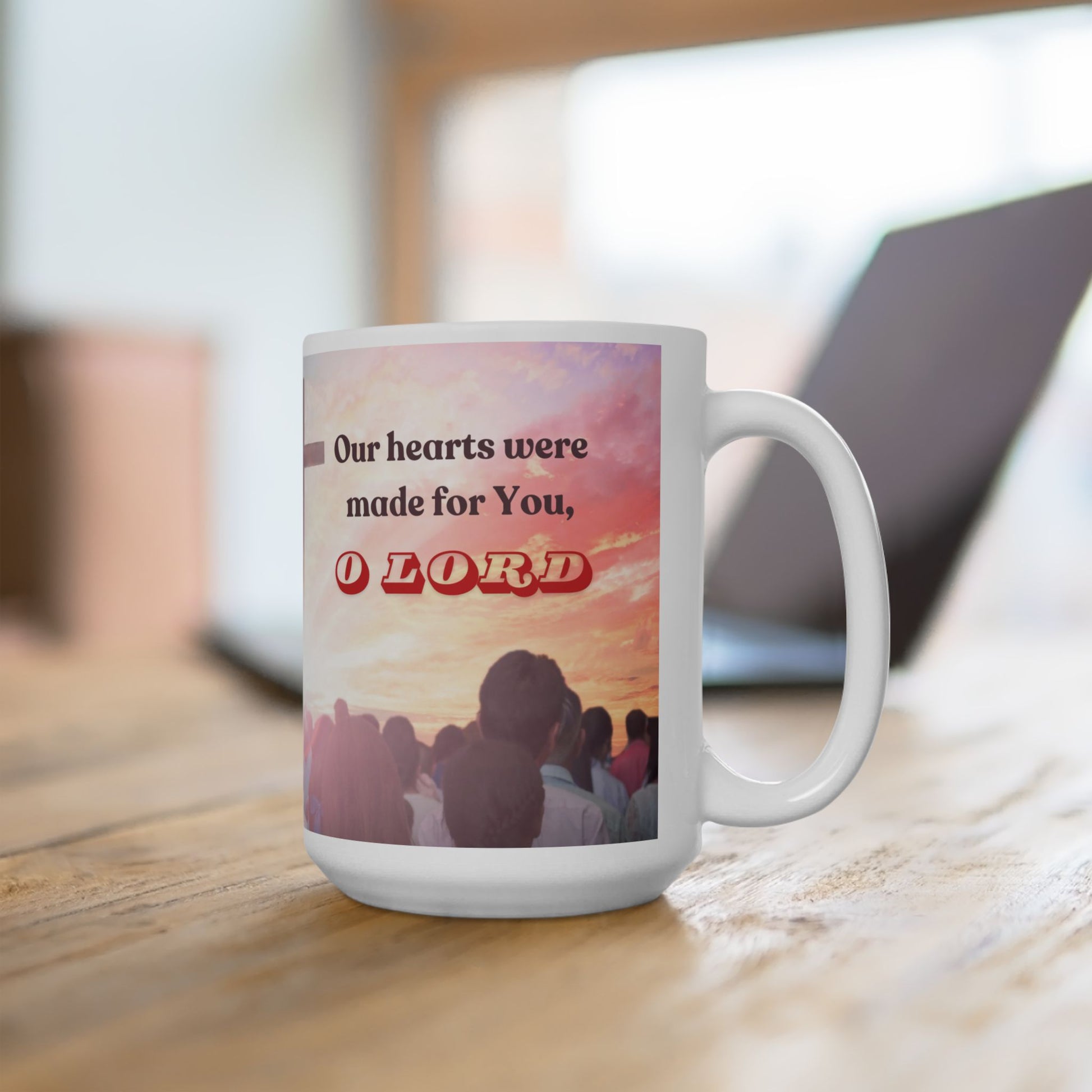 St. Augustine Our Hearts Are Restless Catholic Mug (11oz, 15oz)