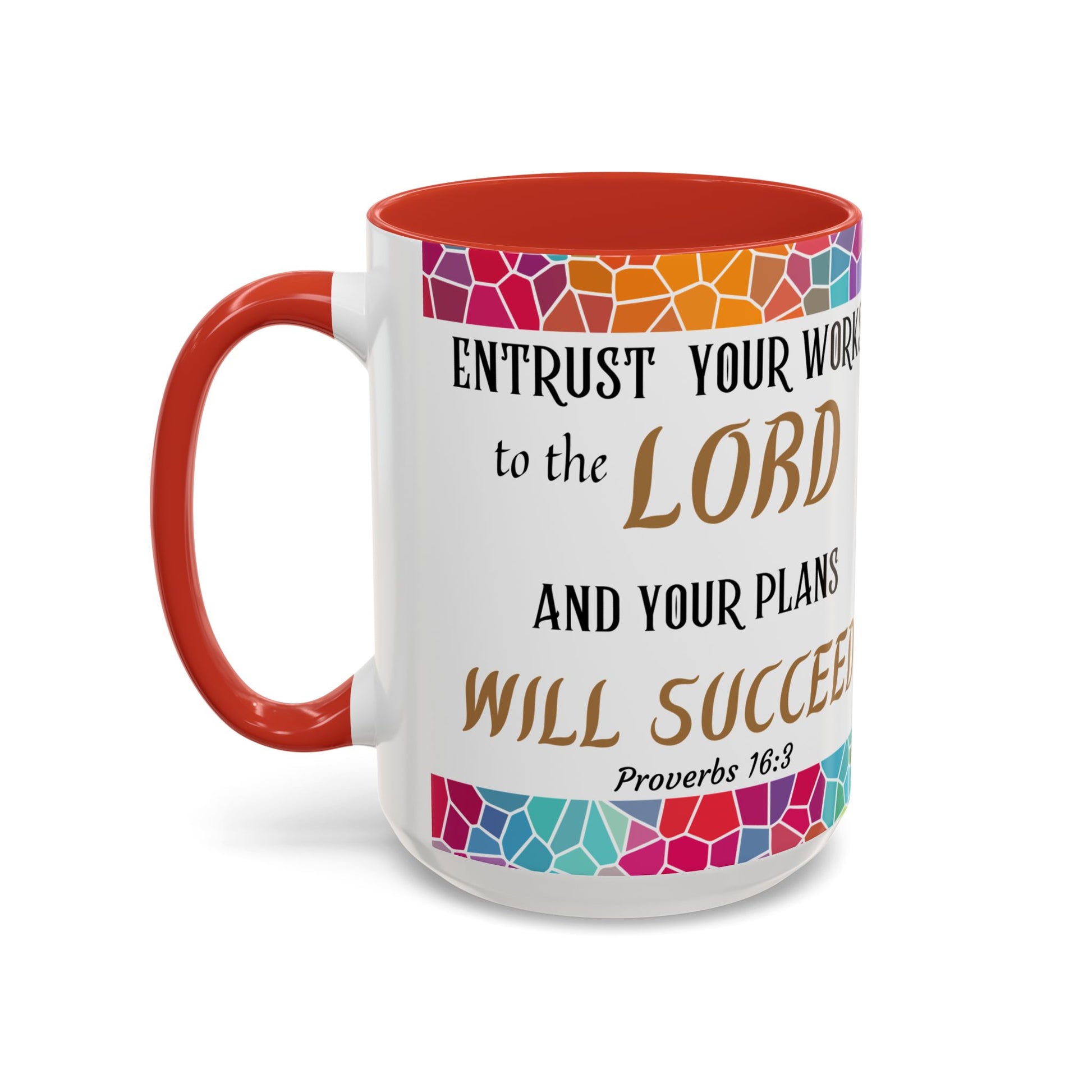 Proverbs 16:3 Entrust Your Works Mug (11oz, 15oz)