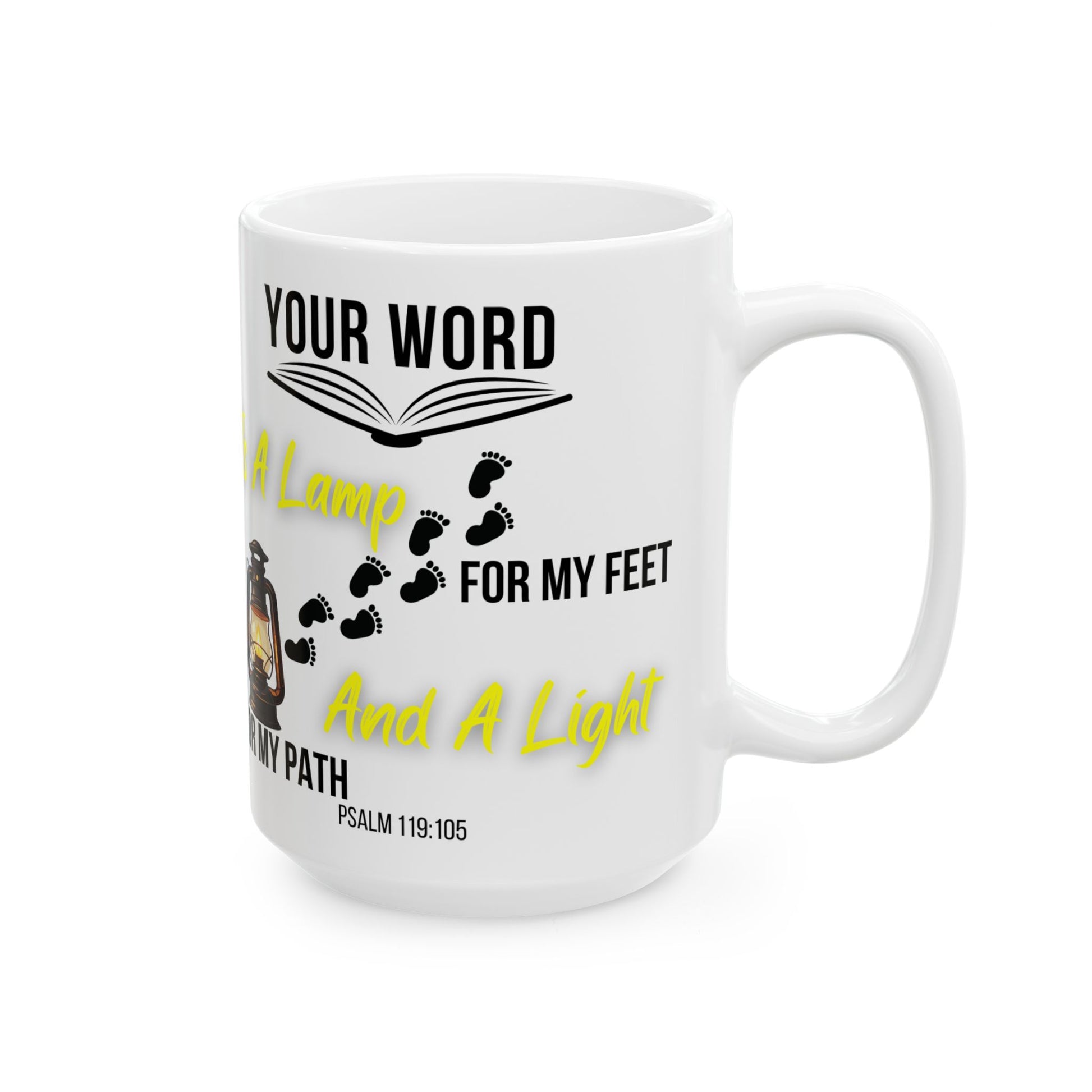 Psalm 119 Your Word Catholic Mug (11oz, 15oz)