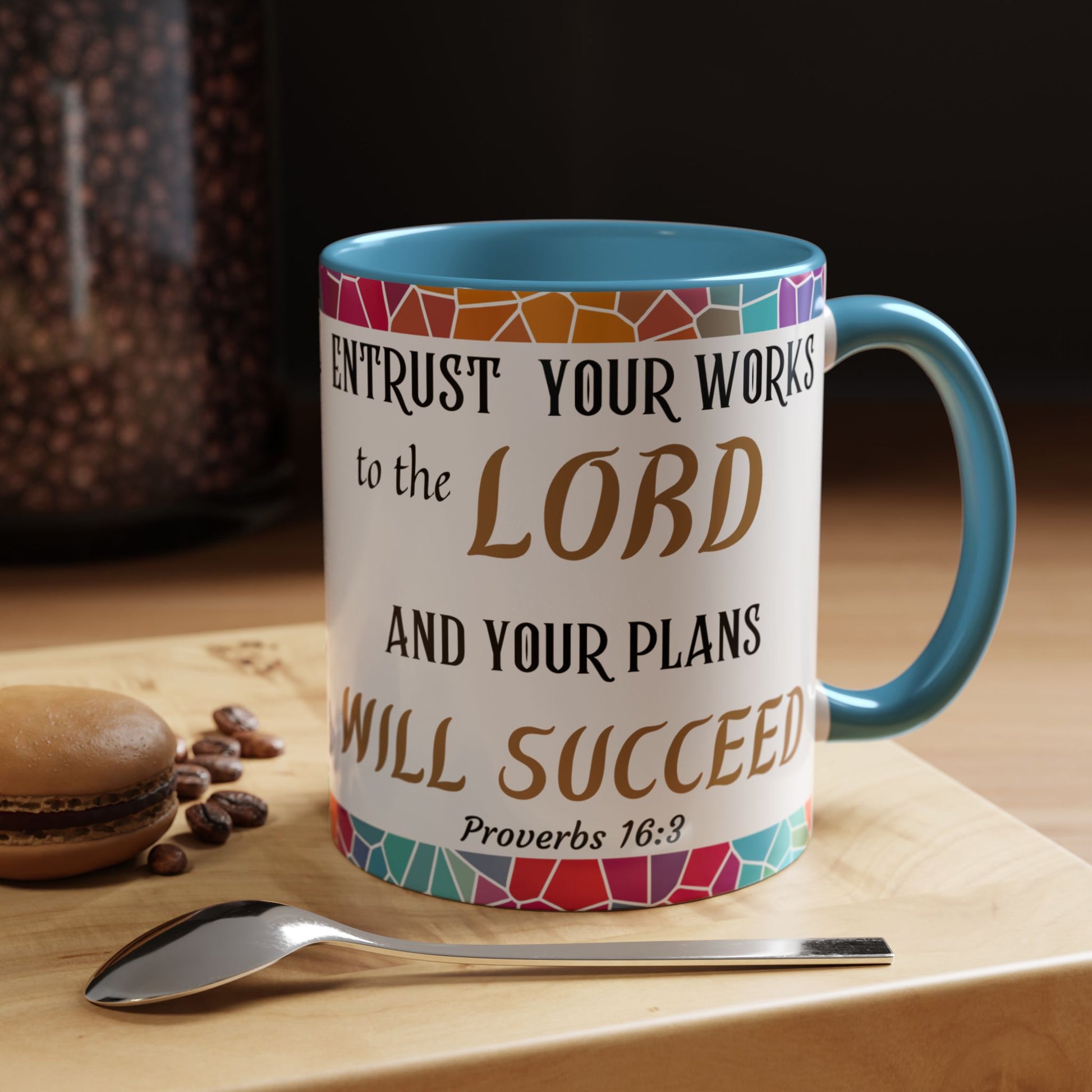 Proverbs 16:3 Entrust Your Works Mug (11oz, 15oz)