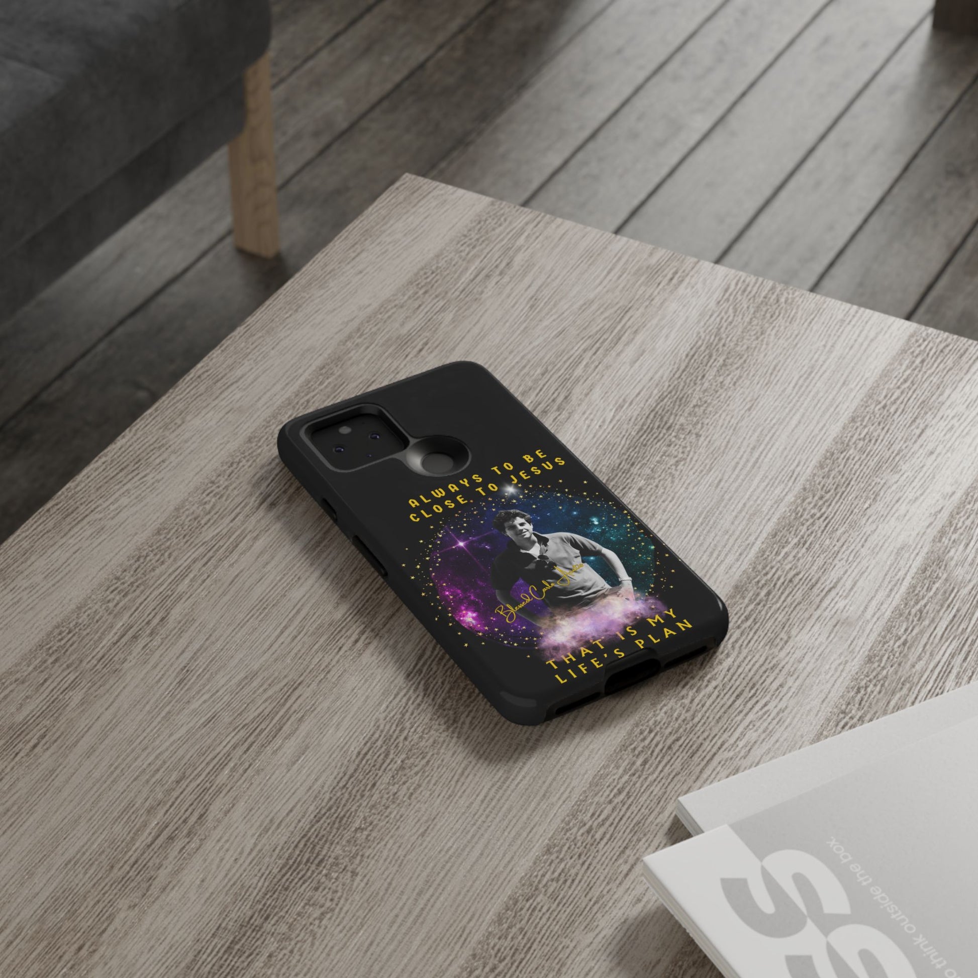 Blessed Carlo Acutis Tough Phone Cases Black