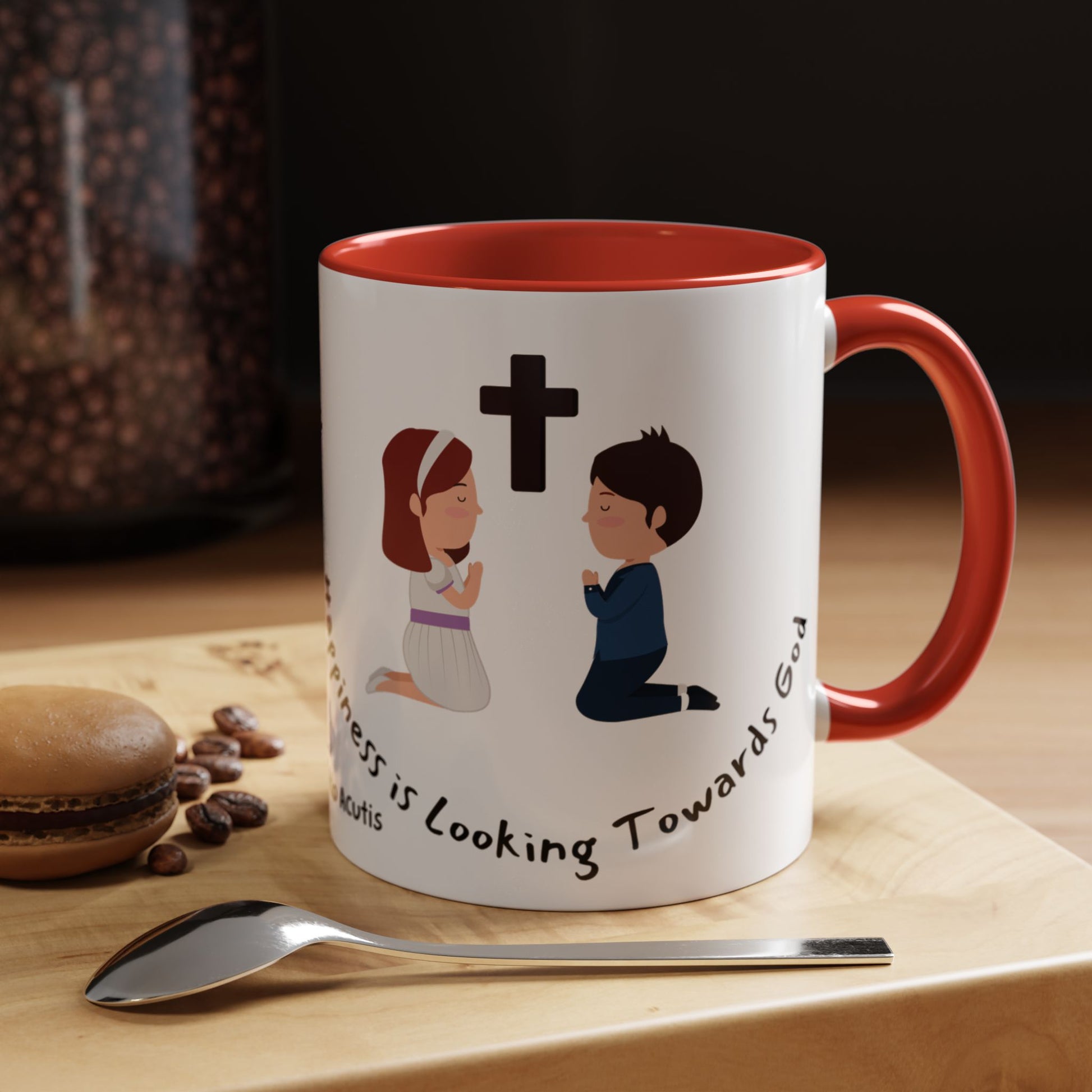 St. Carlo Acutis 'Happiness' Kids Accent Mug