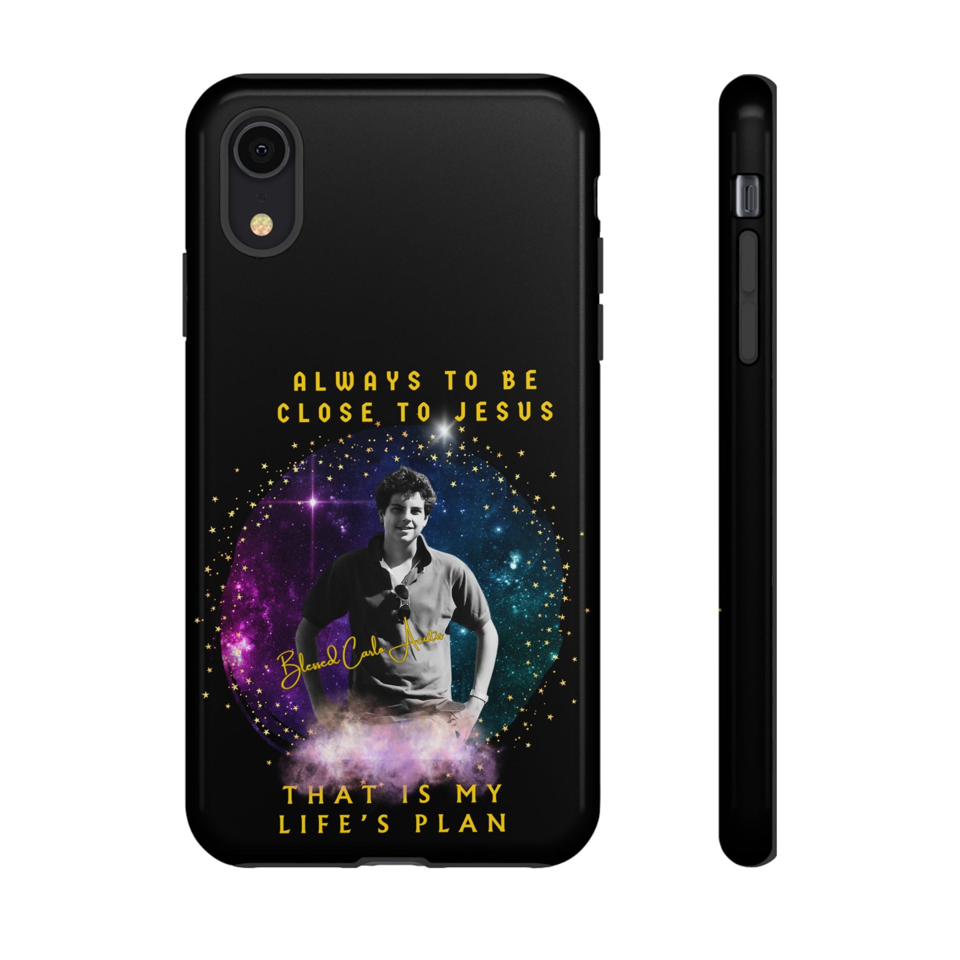 Blessed Carlo Acutis Tough Phone Cases Black