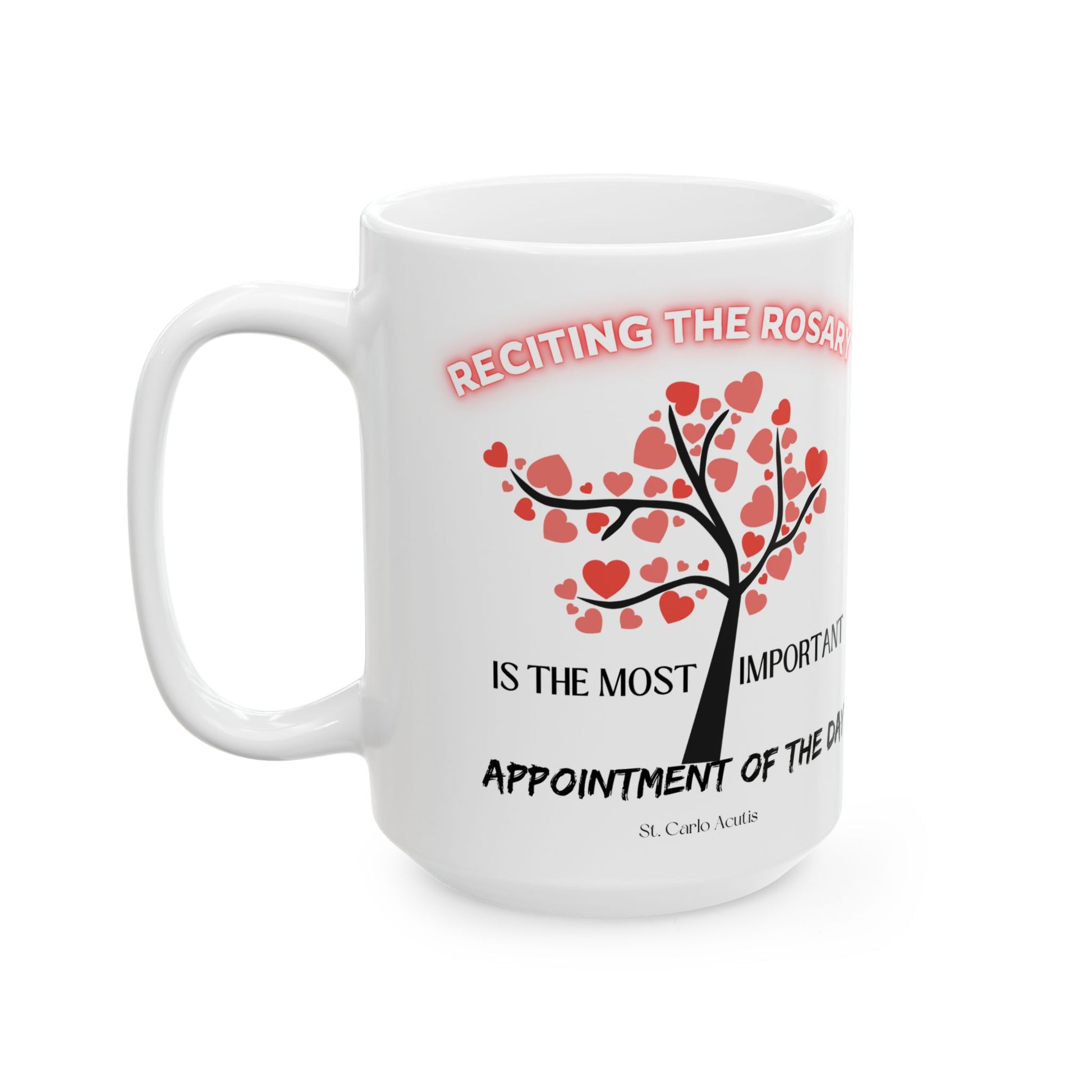 St. Carlo Acutis 'Rosary' Ceramic Mug