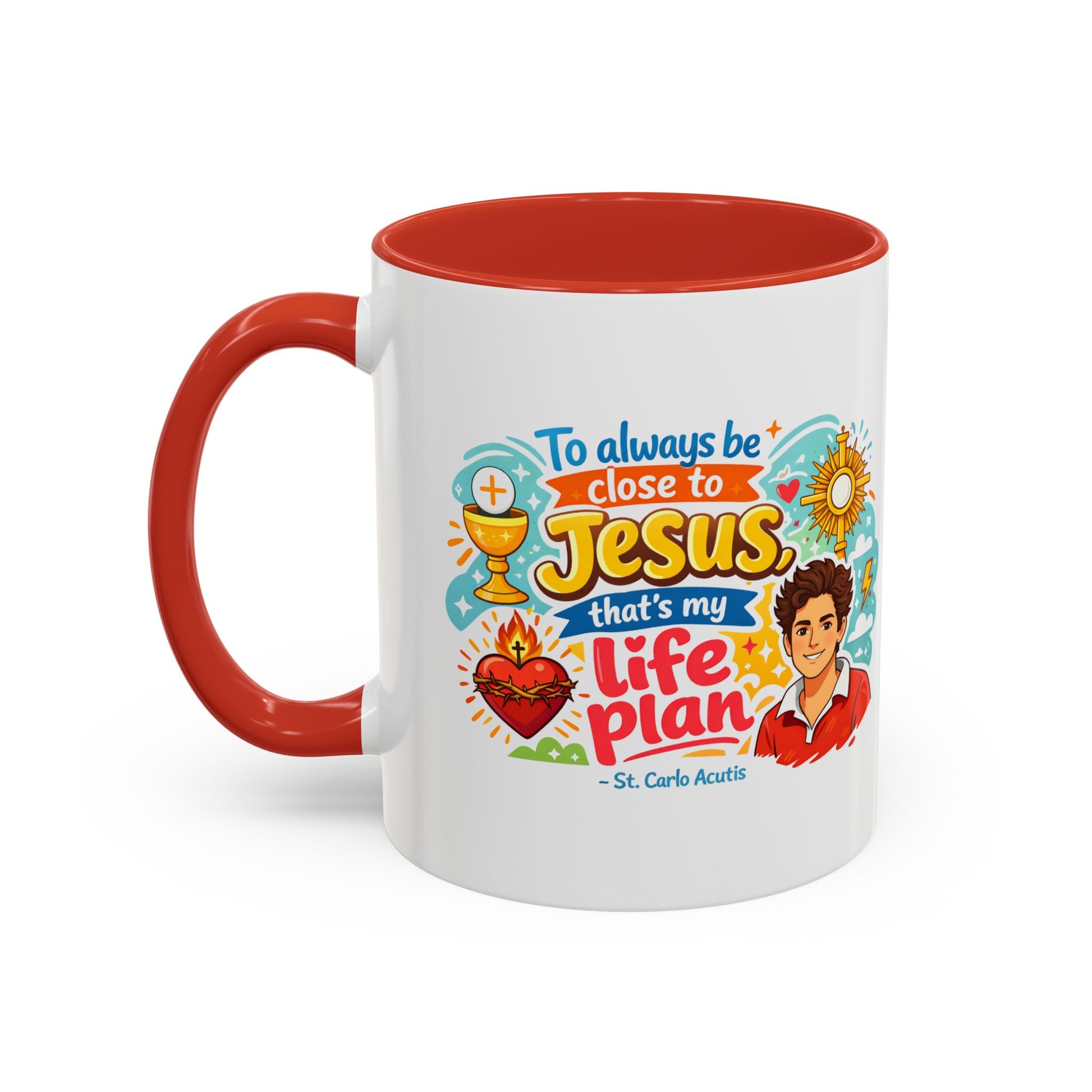 St. Carlo Acutis Kids/Teens Accent Mug