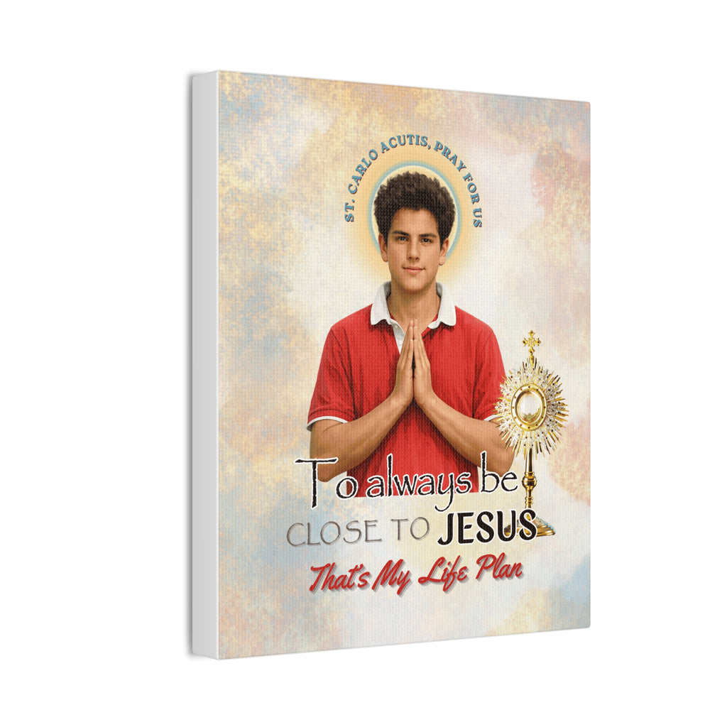 St. Carlo Acutis Wall Canvas