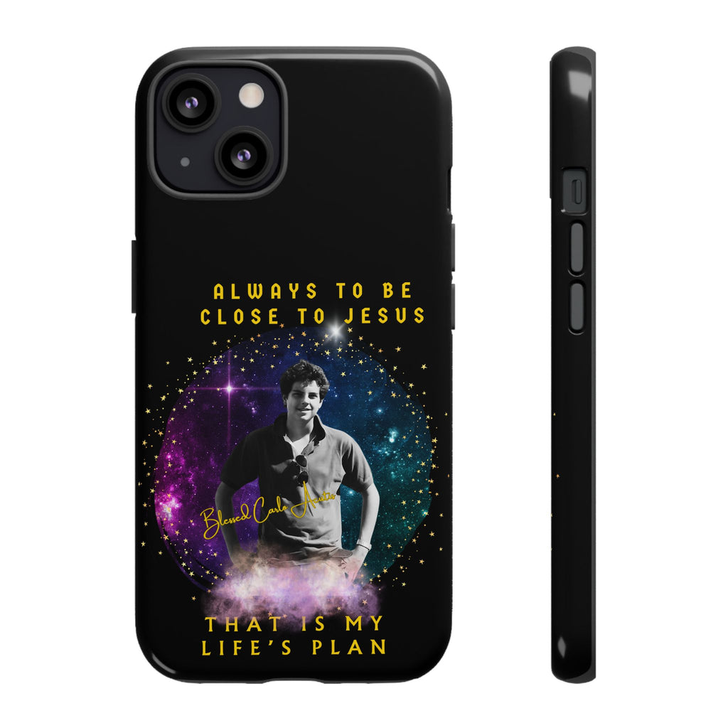 Blessed Carlo Acutis Tough Phone Cases Black