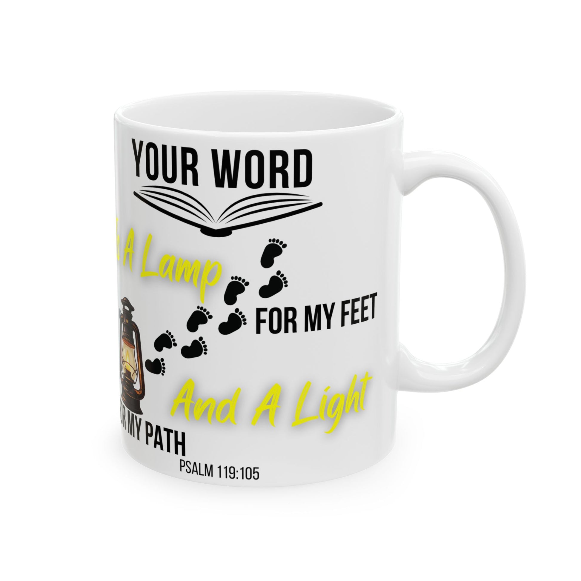 Psalm 119 Your Word Catholic Mug (11oz, 15oz)